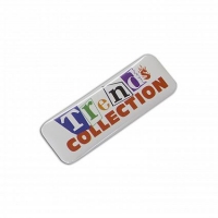 Button Badge Rectangle 25x70mm