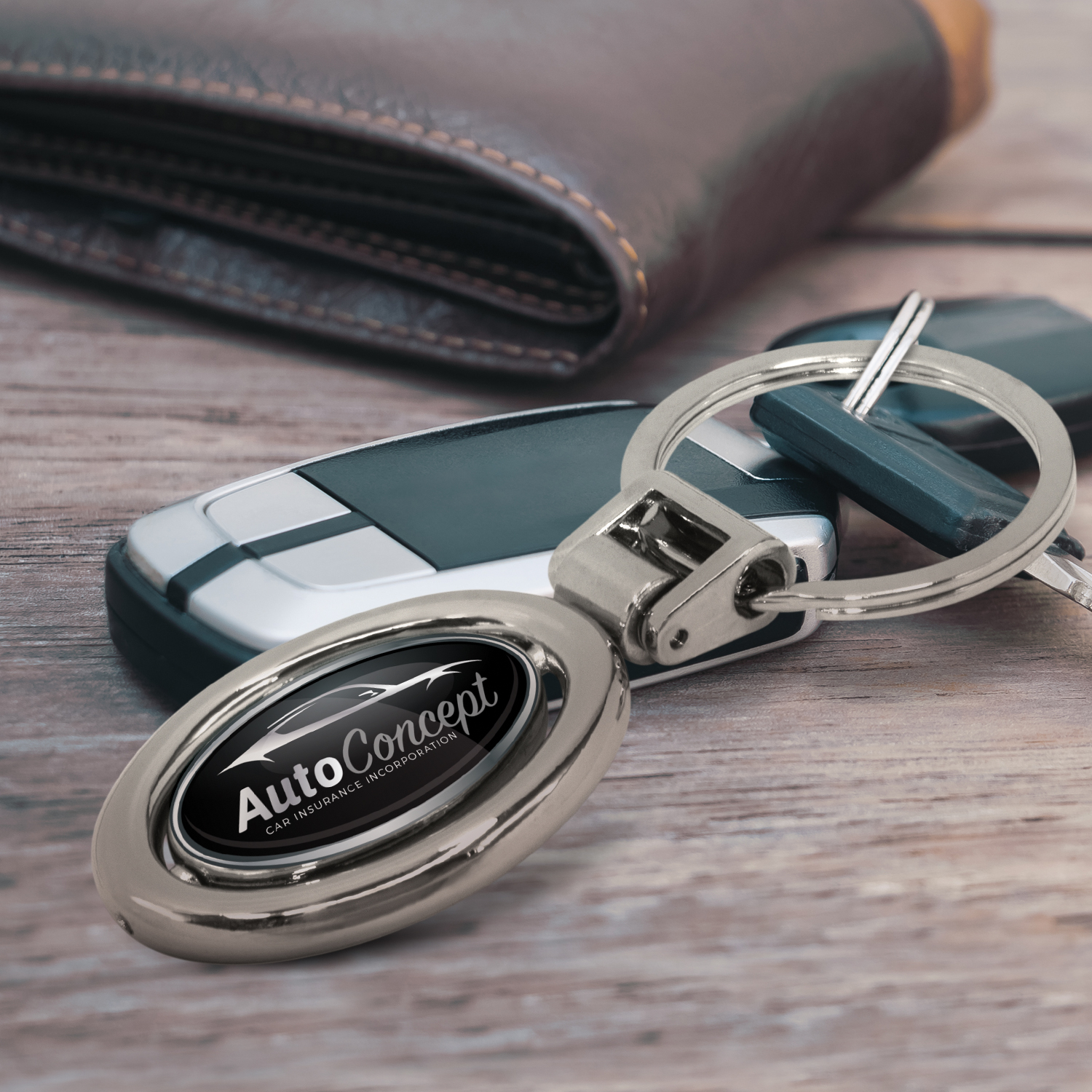 Spinning Metal Key Ring - Image 3