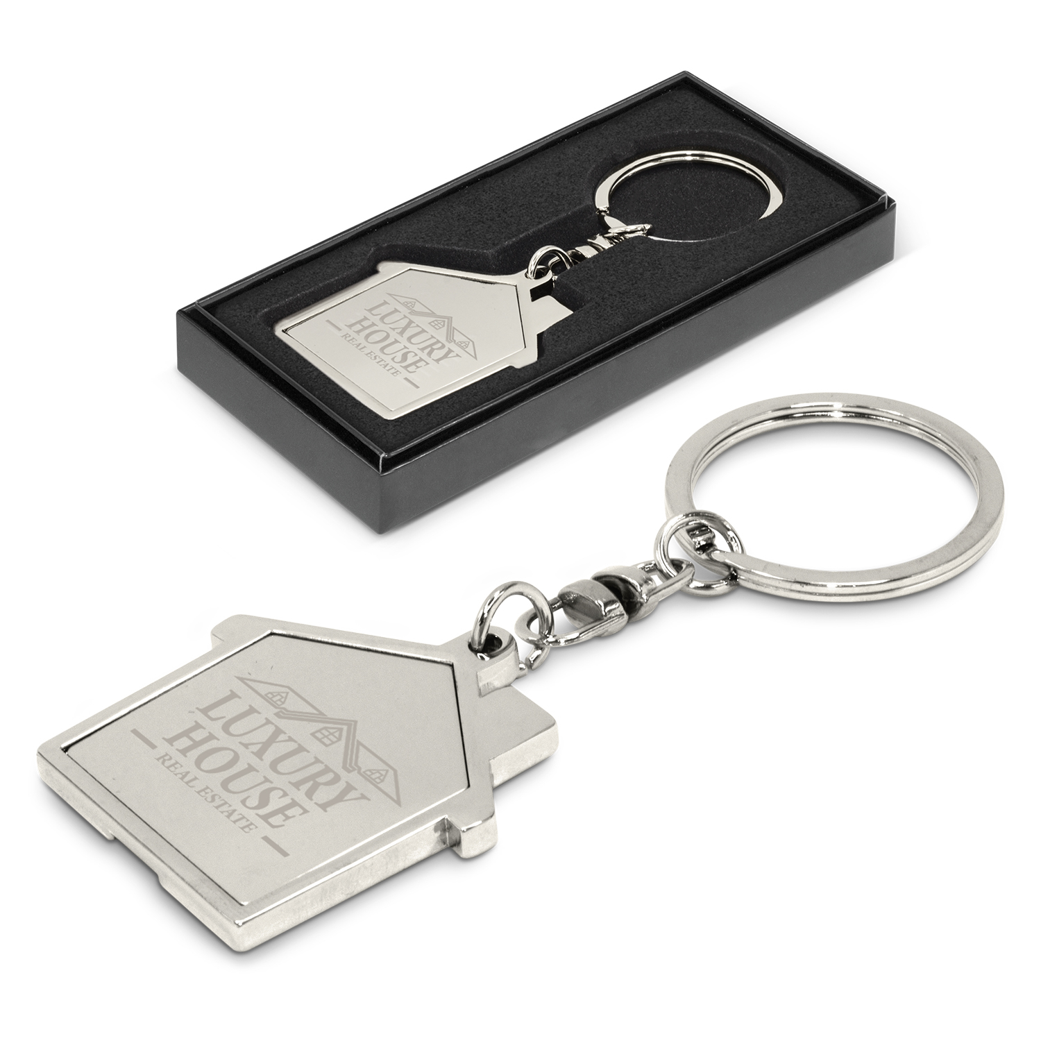 House Metal Key Ring - Image 3