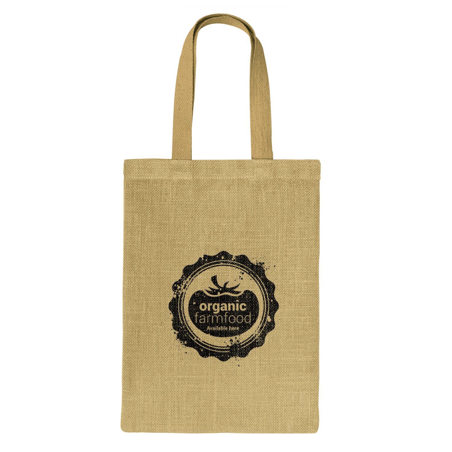 Zeta Jute Tote Bag - Image 2