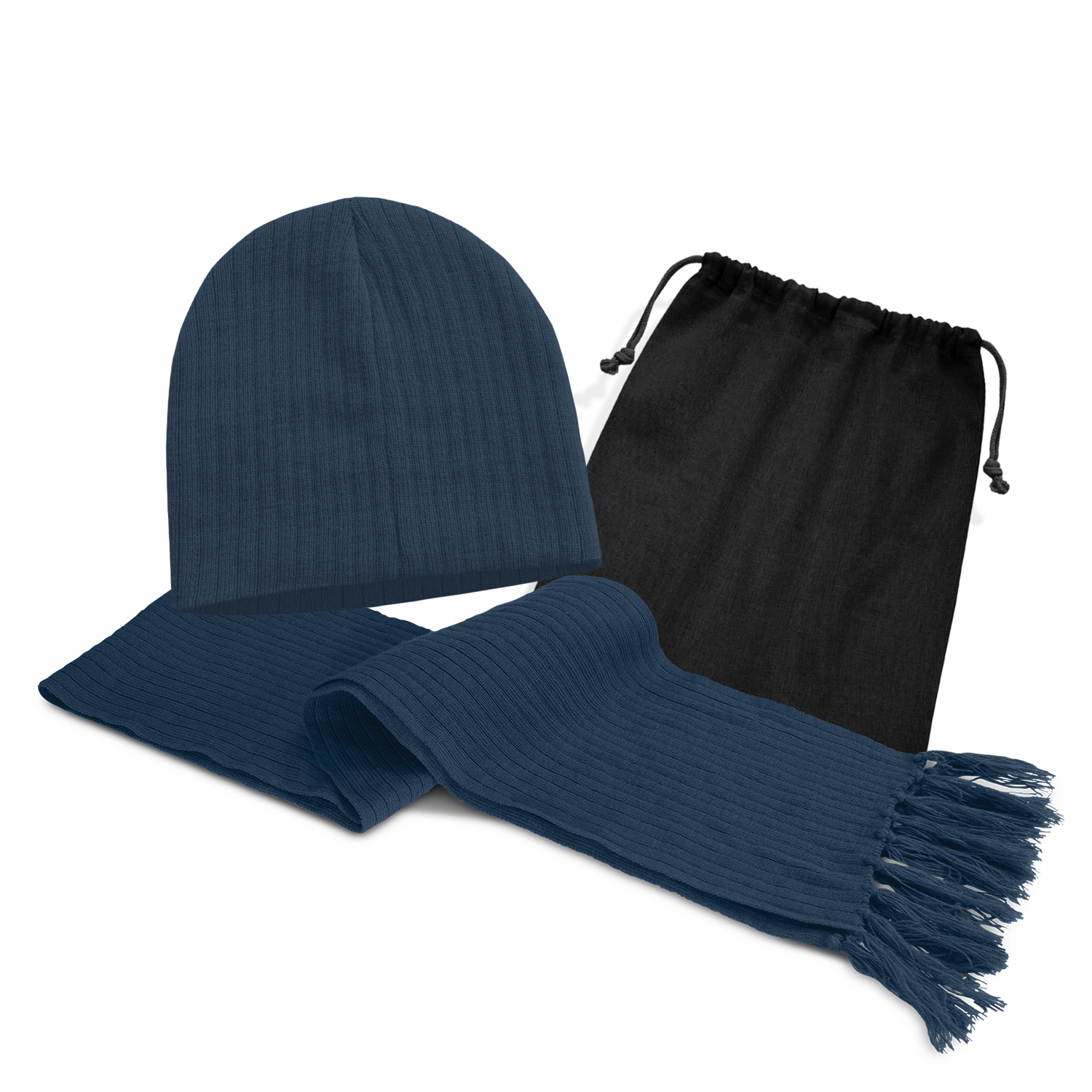 Nebraska Scarf and Beanie Set - Image 3