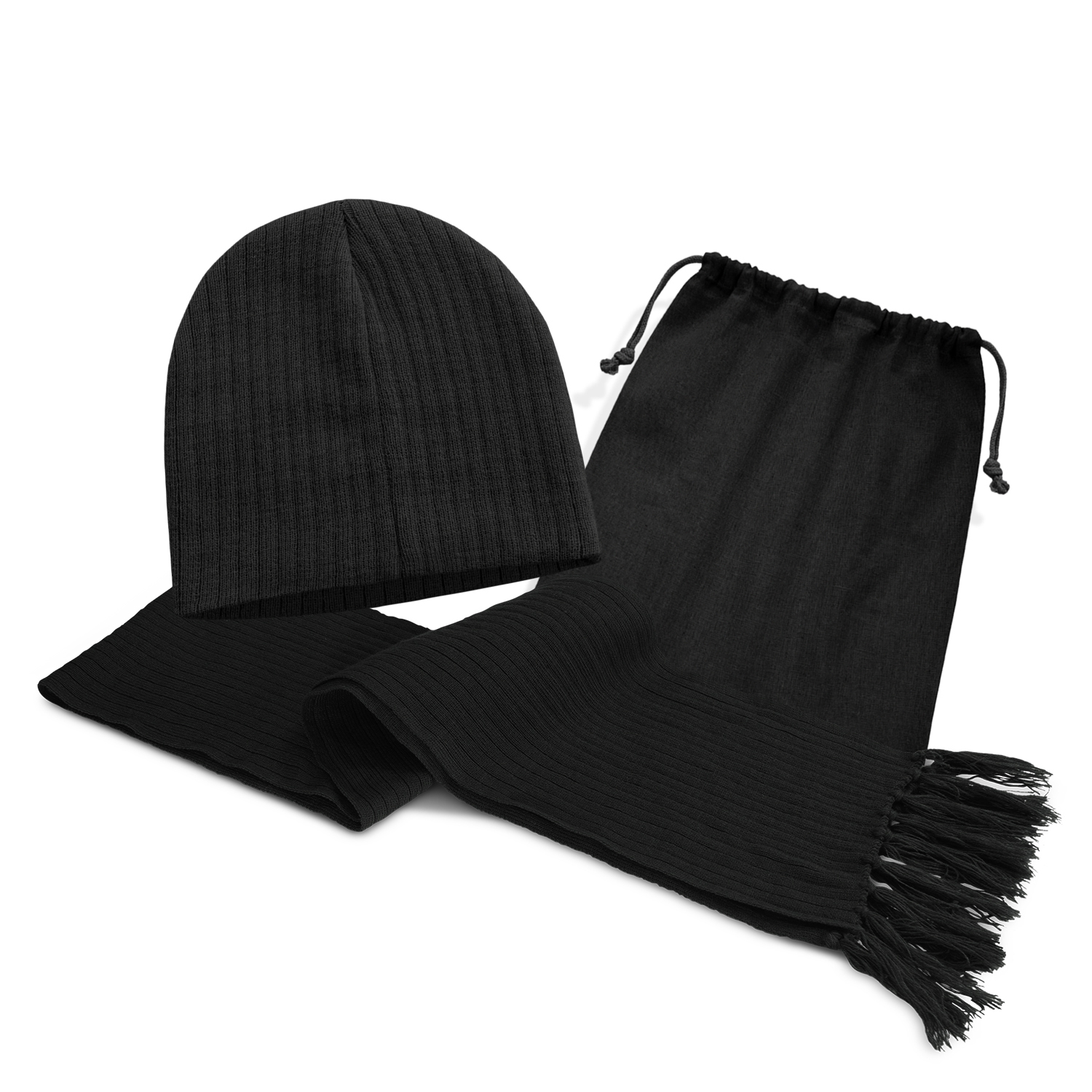Nebraska Scarf and Beanie Set - Image 4