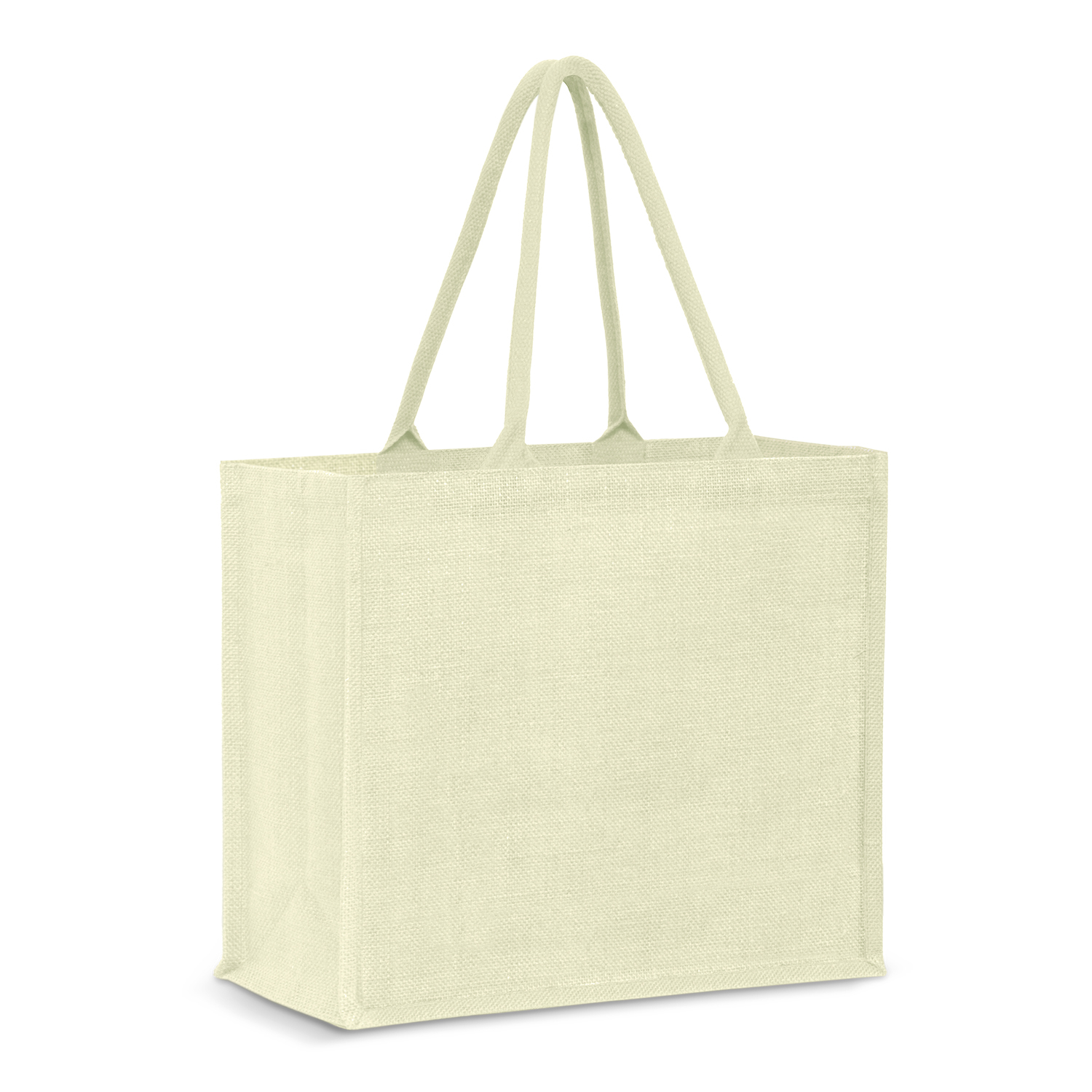 Modena Jute Tote Bag - Colour Match - Image 3