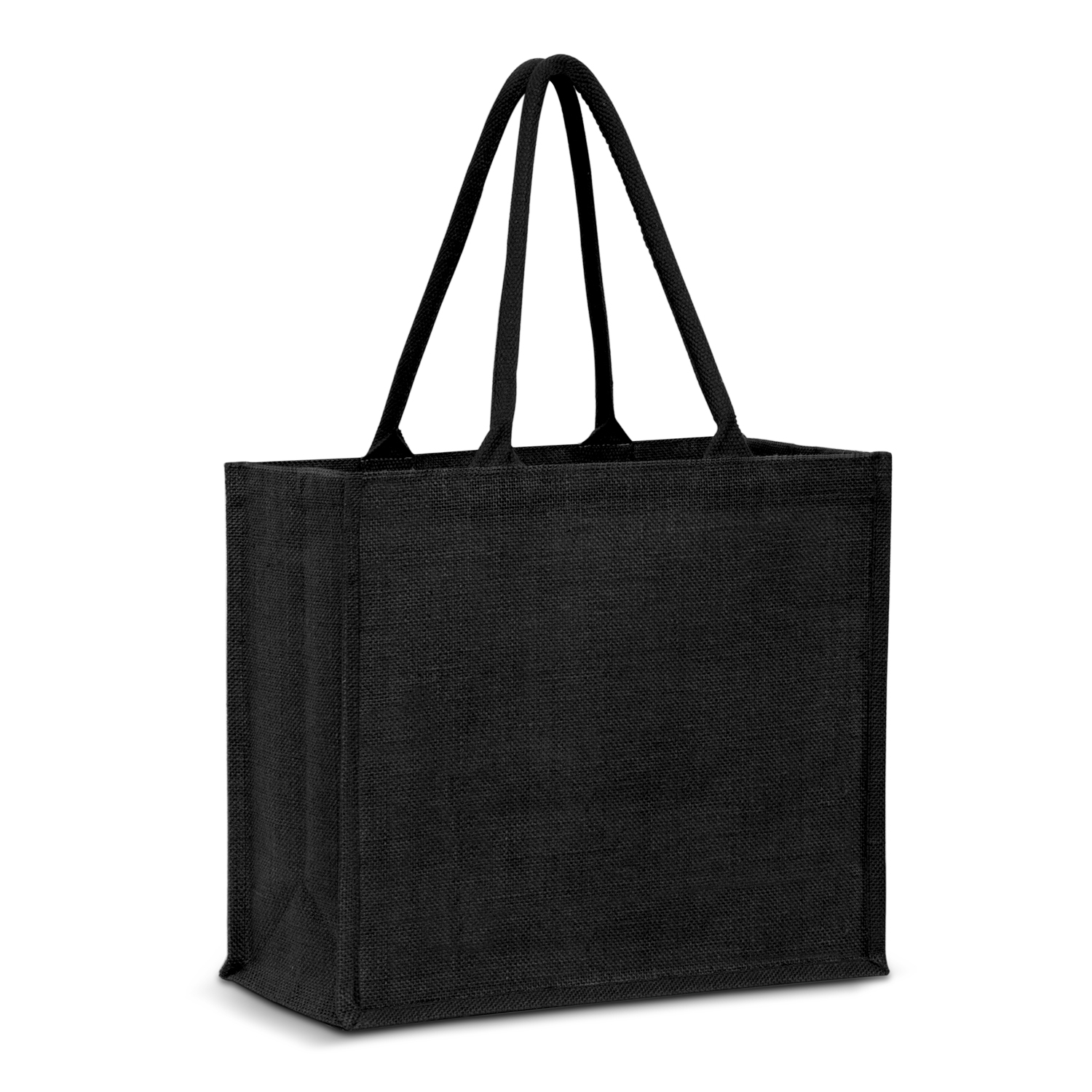Modena Jute Tote Bag - Colour Match - Image 4