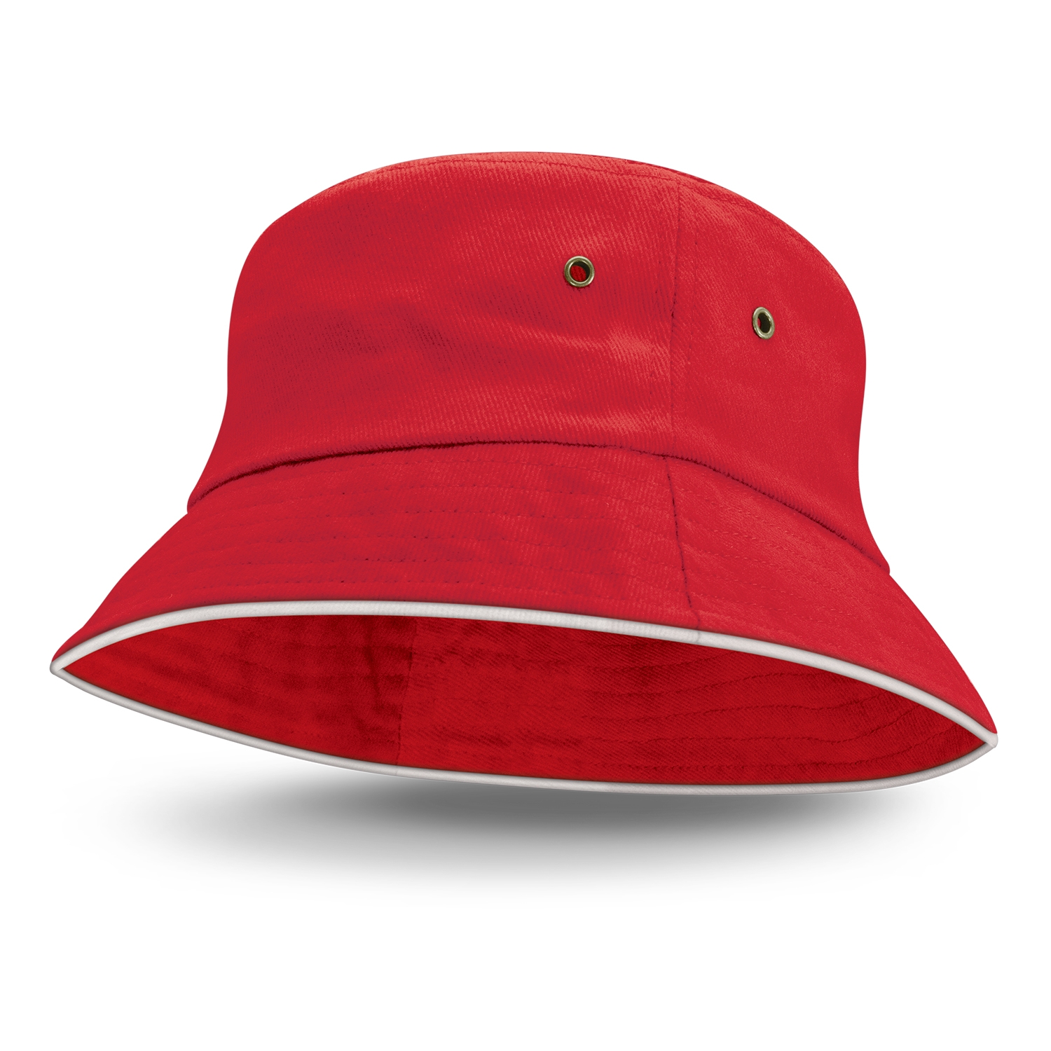 Bondi Bucket Hat - White Sandwich Trim - Image 2