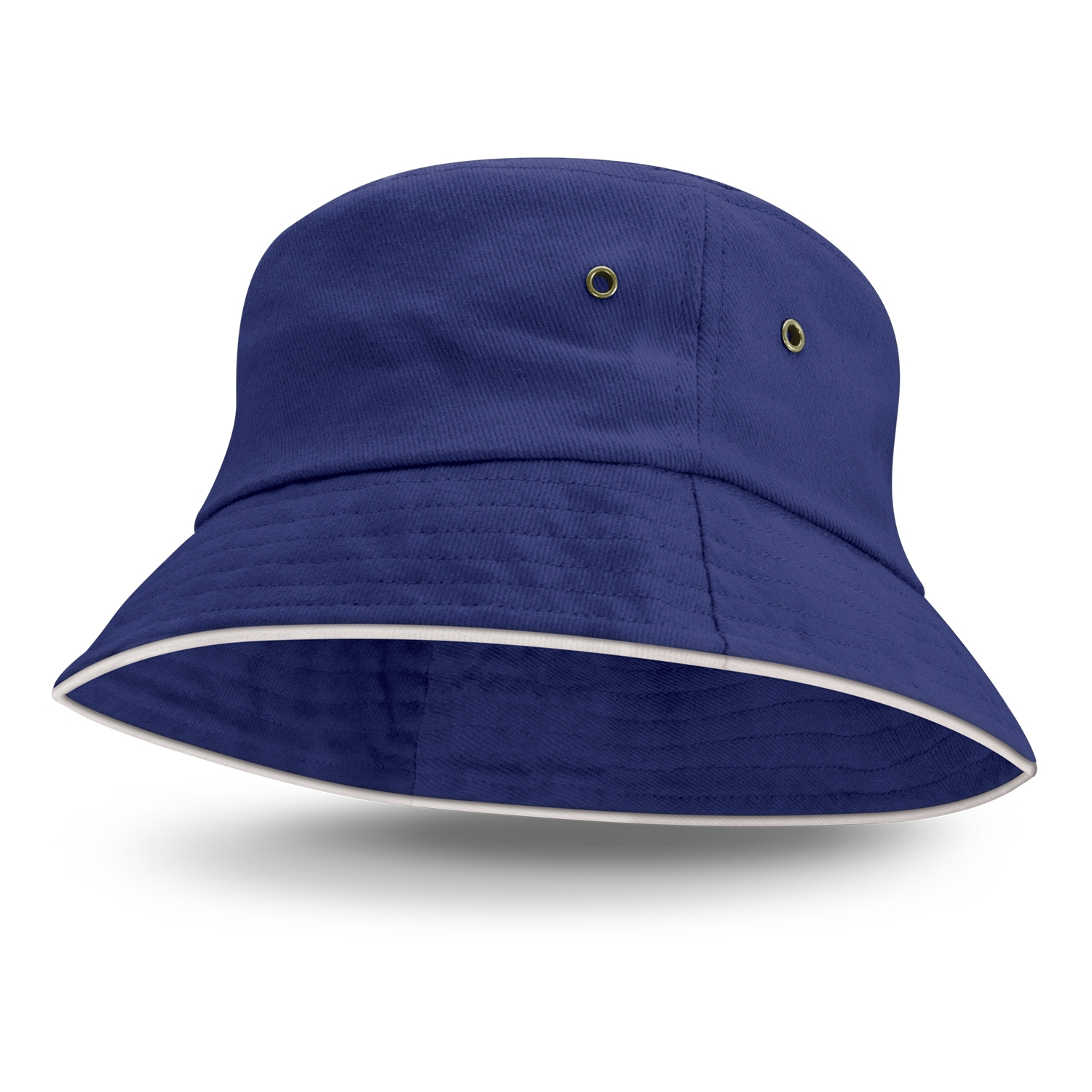 Bondi Bucket Hat - White Sandwich Trim - Image 4