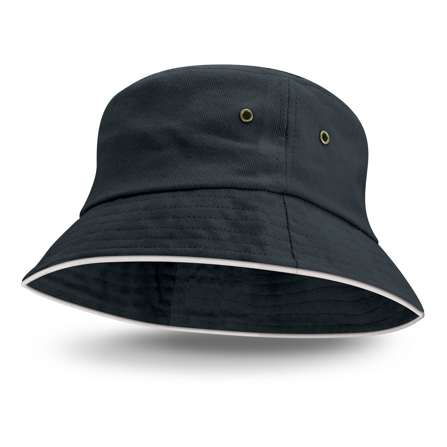 Bondi Bucket Hat - White Sandwich Trim - Image 5