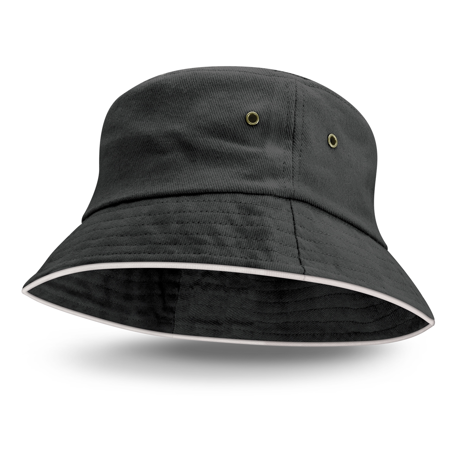 Bondi Bucket Hat - White Sandwich Trim - Image 6