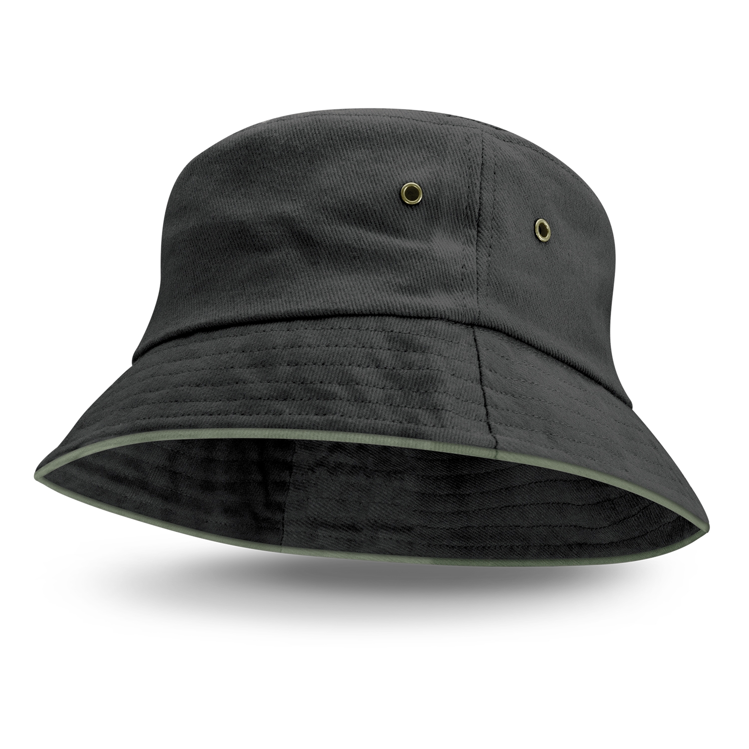 Bondi Bucket Hat - Coloured Sandwich Trim - Image 2