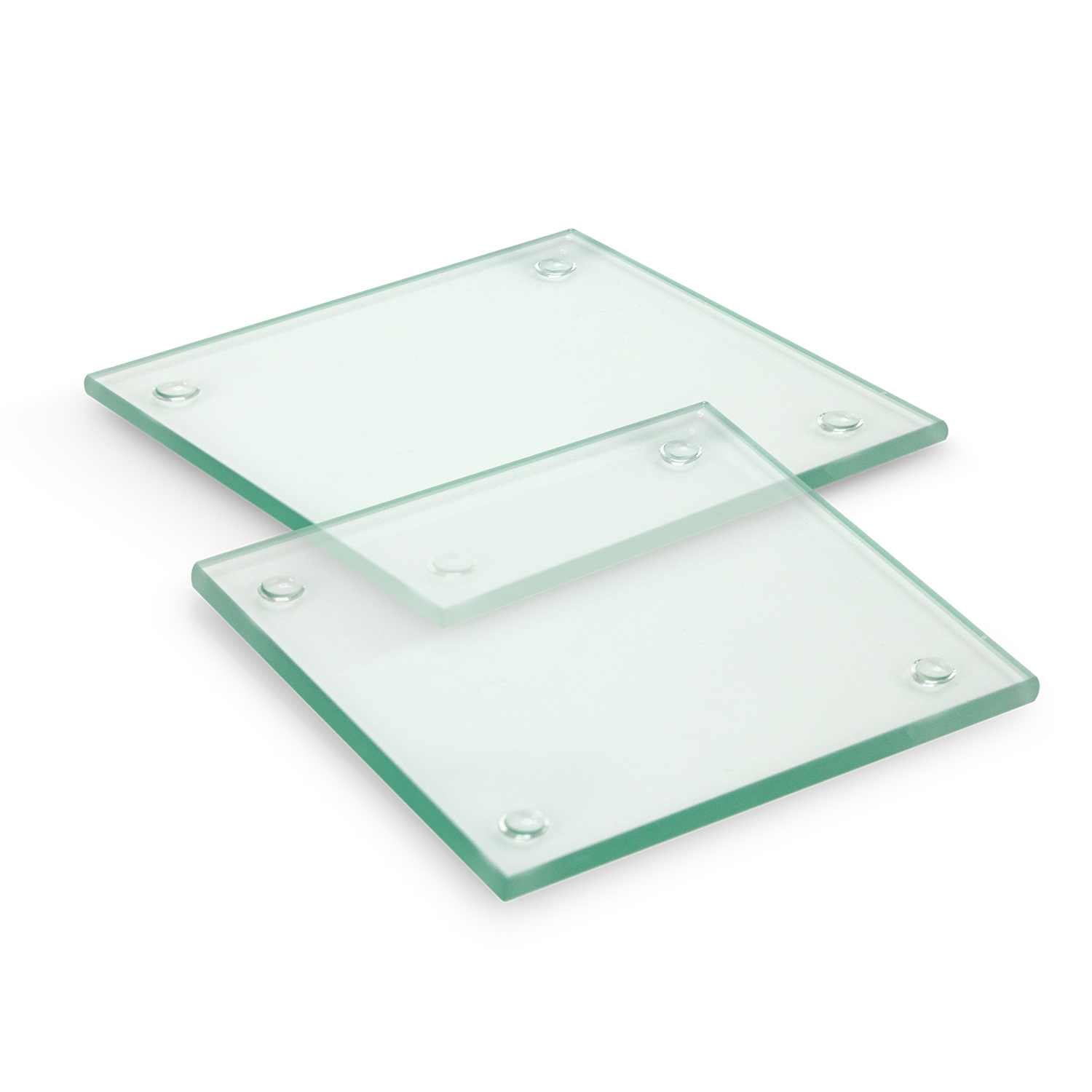 Venice Glass Coaster - Set of 2 - Square - Image 2