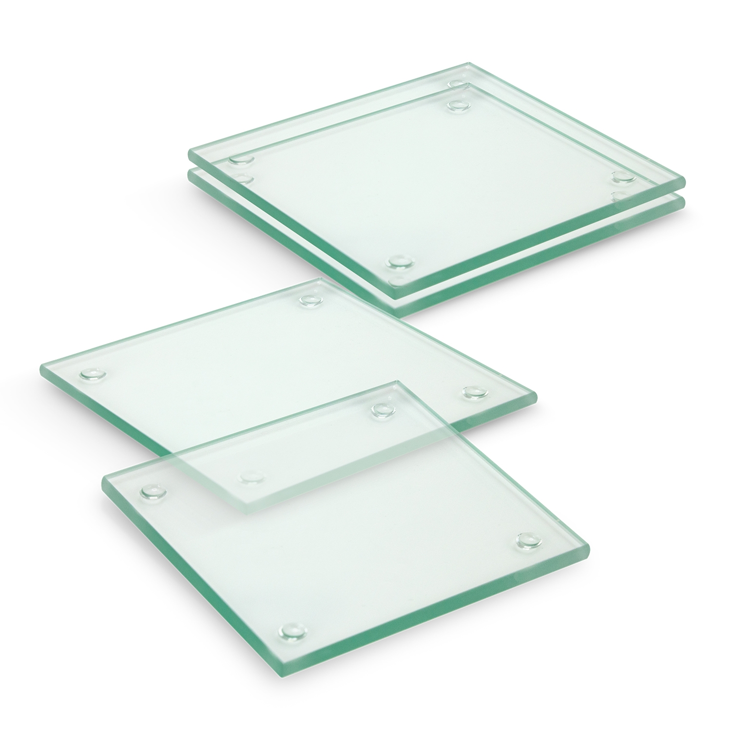 Venice Glass Coaster - Set of 4 - Square - Image 2