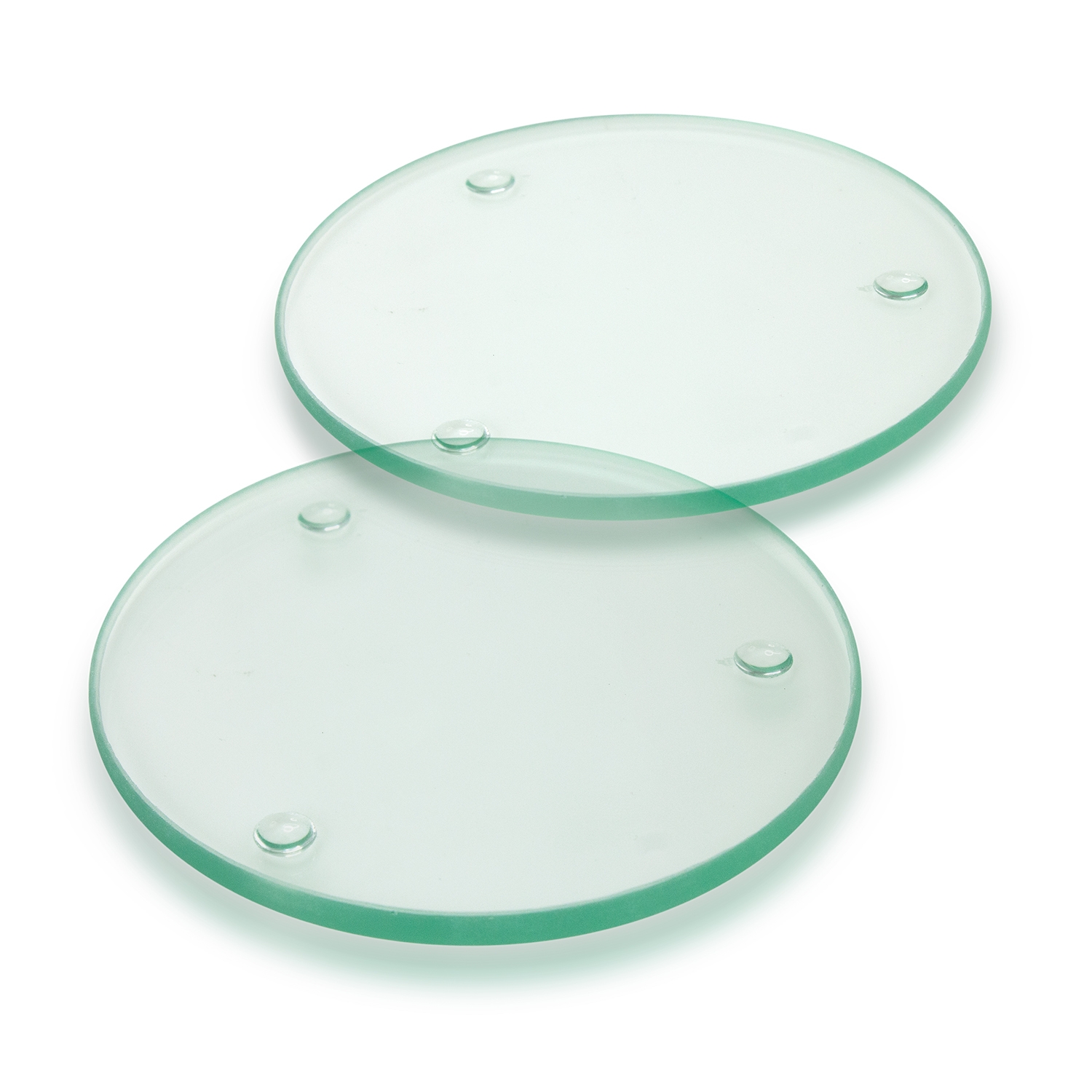 Venice Glass Coaster - Set of 2 - Round - Image 2