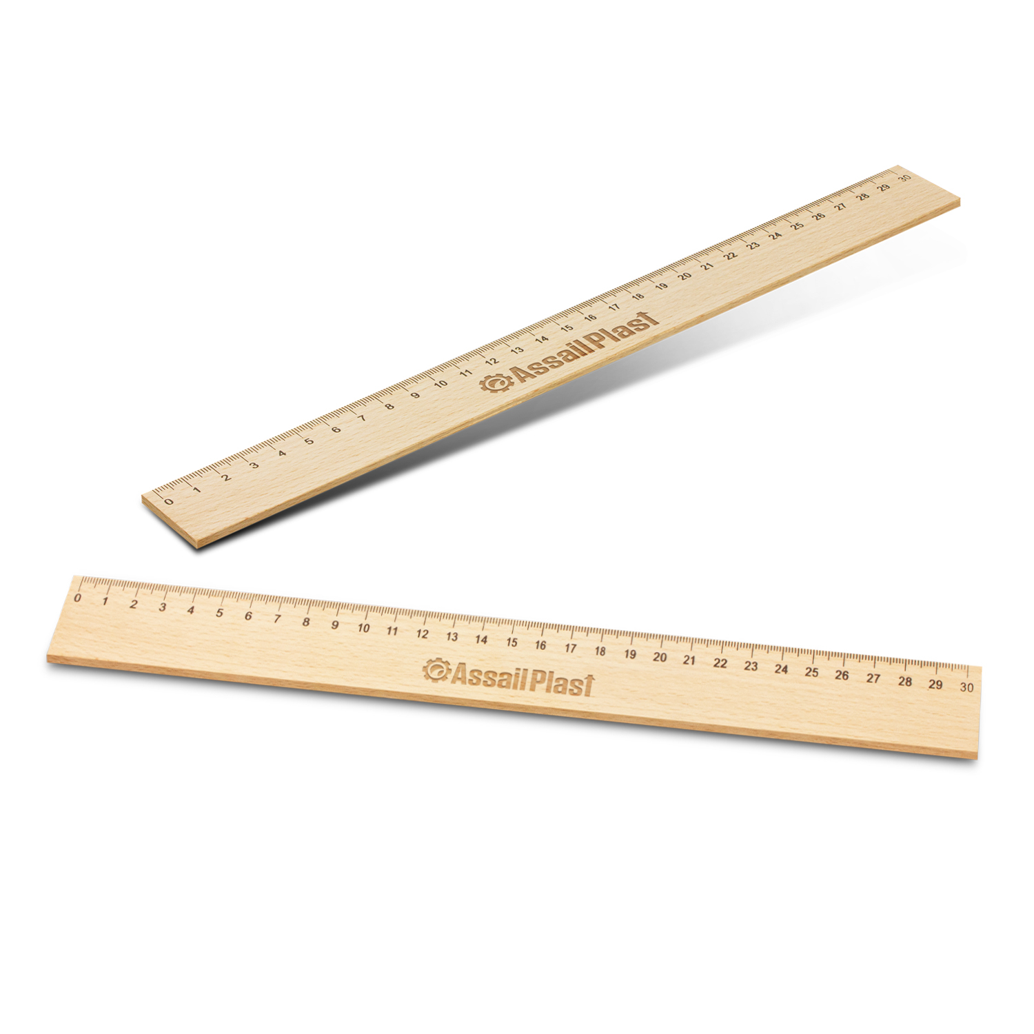 Wooden 30cm Ruler - Image 2