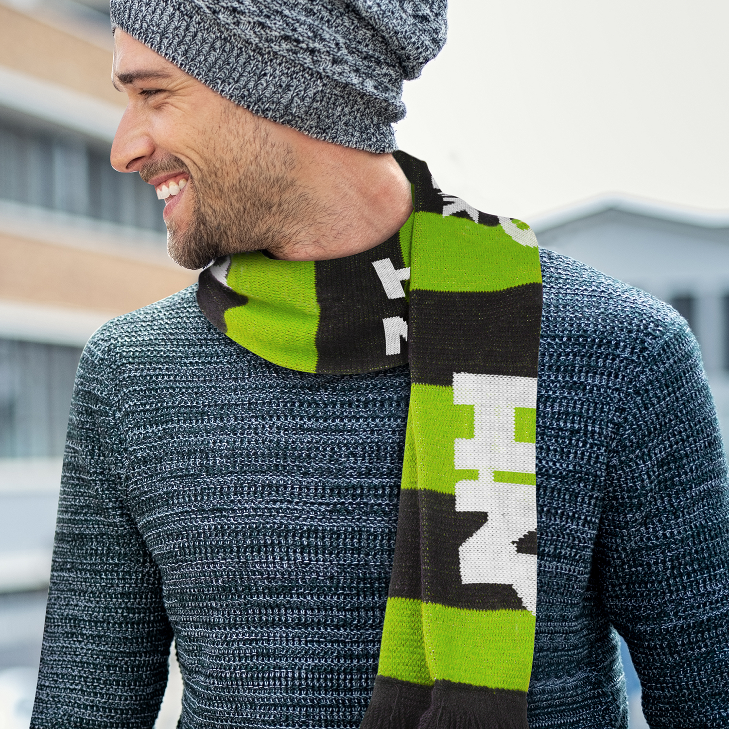 Fairbanks Custom Knitted Scarf - Image 2