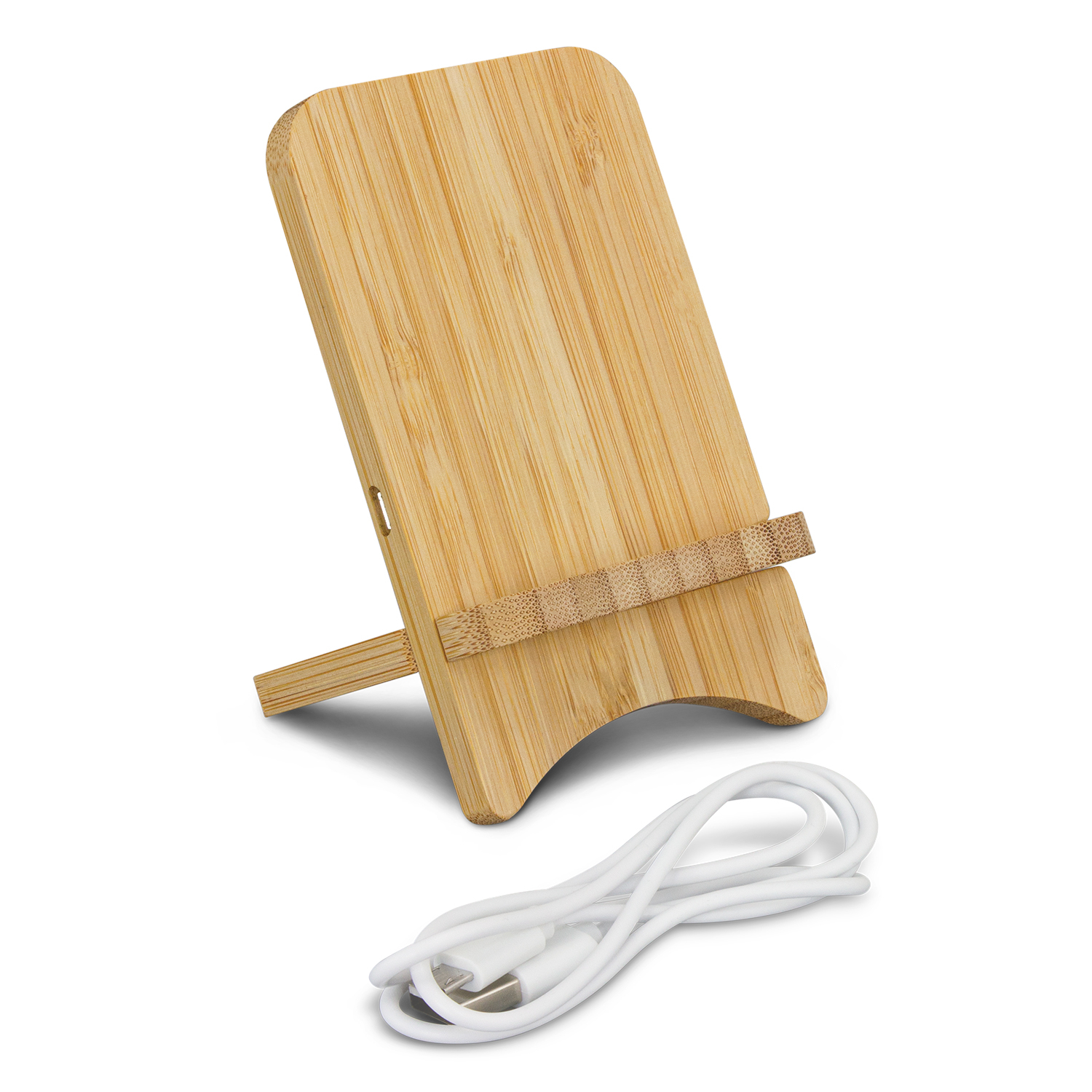 Bamboo Wireless Charging Stand - Image 3