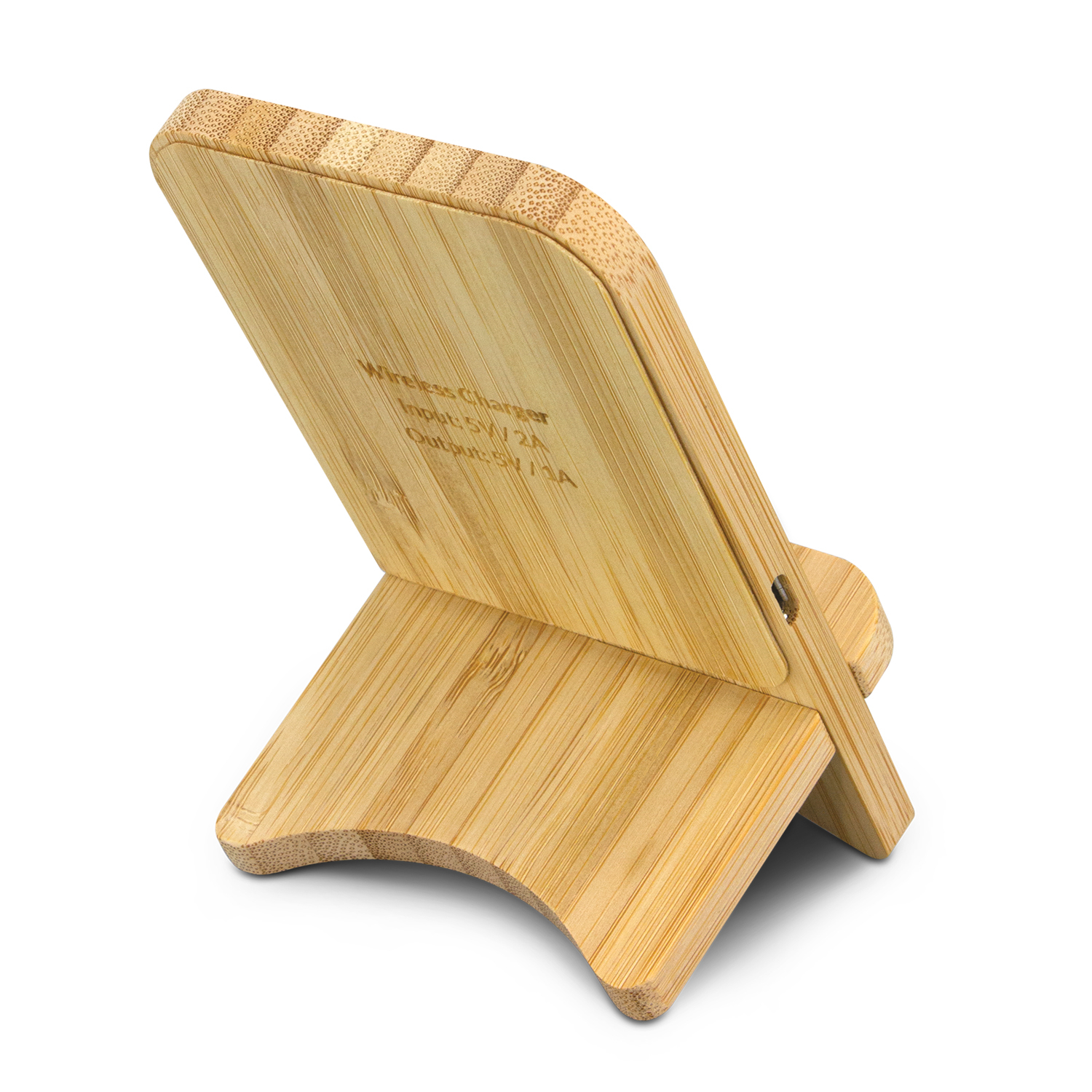 Bamboo Wireless Charging Stand - Image 4