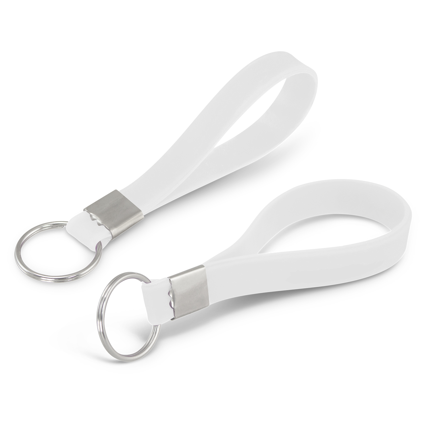 Silicone Key Ring - Debossed - Image 2