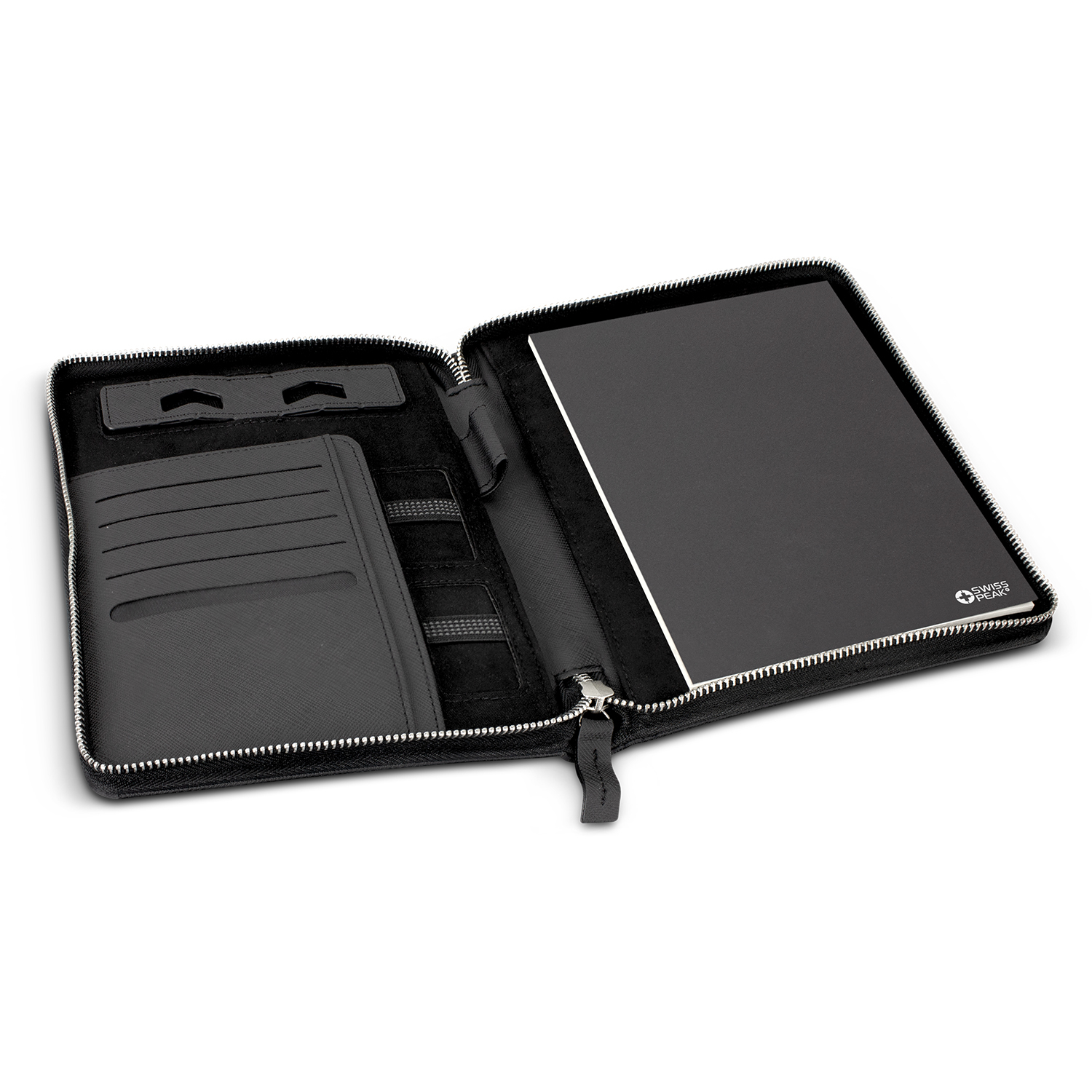 Swiss Peak Heritage A5 Portfolio with Zipper - Image 3