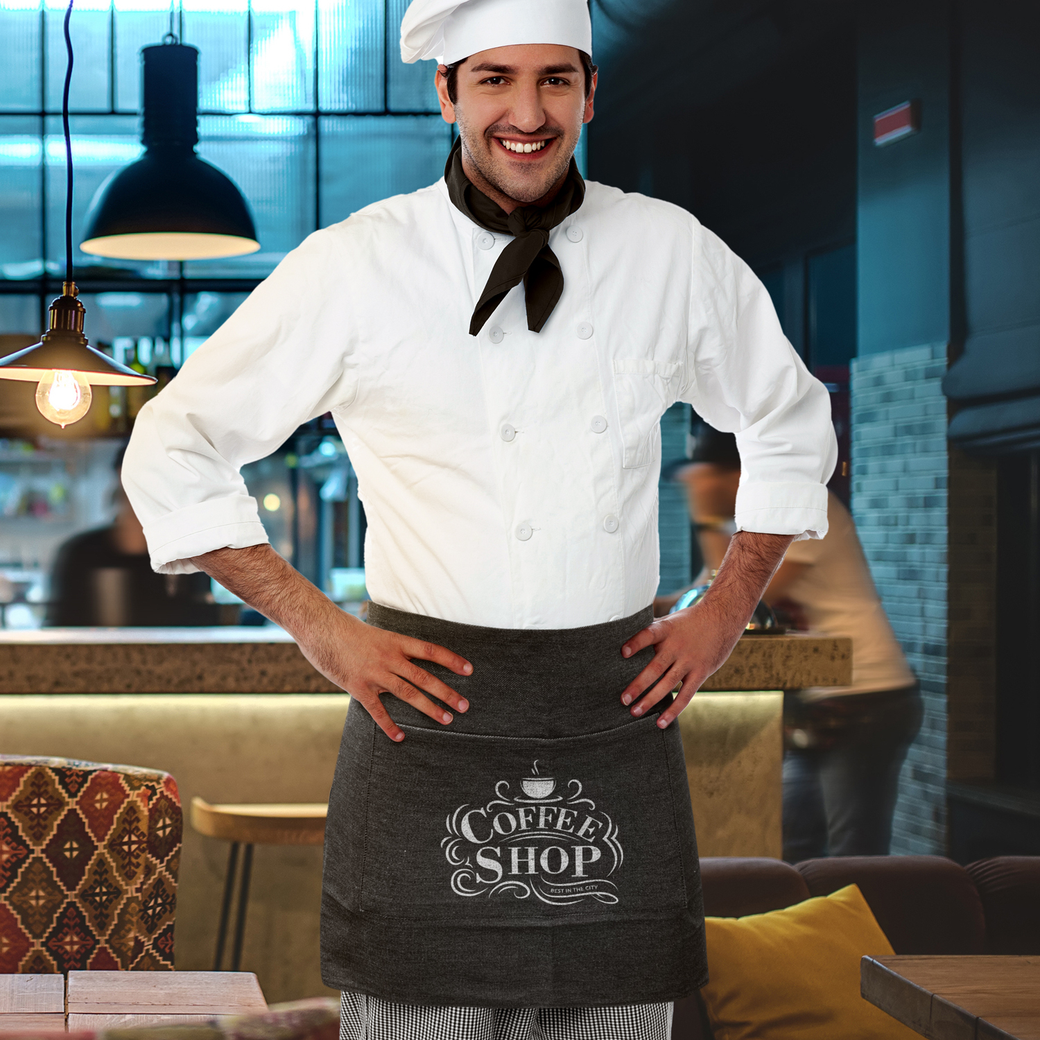 Carolina Denim Waist Apron - Image 3
