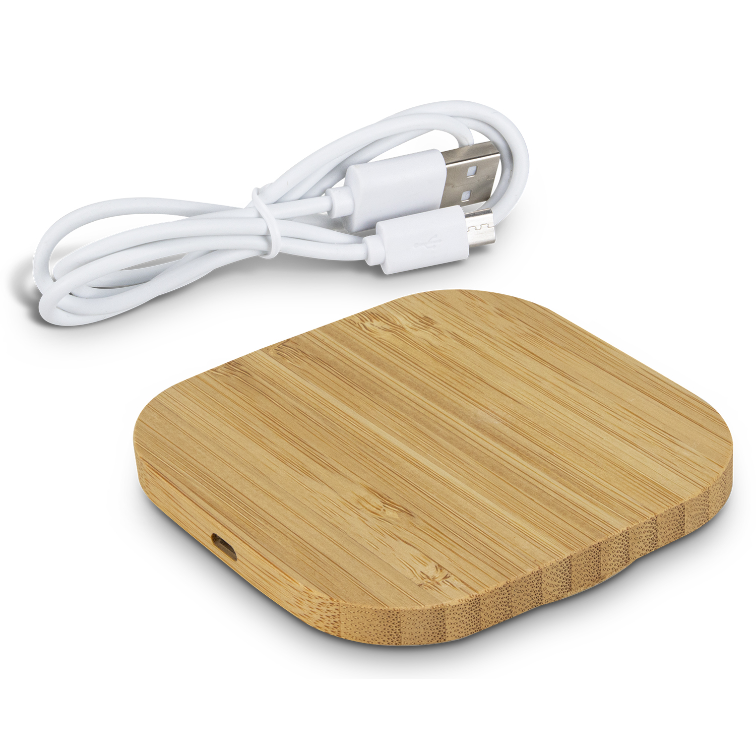 Vita Bamboo Wireless Charger - Square - Image 3