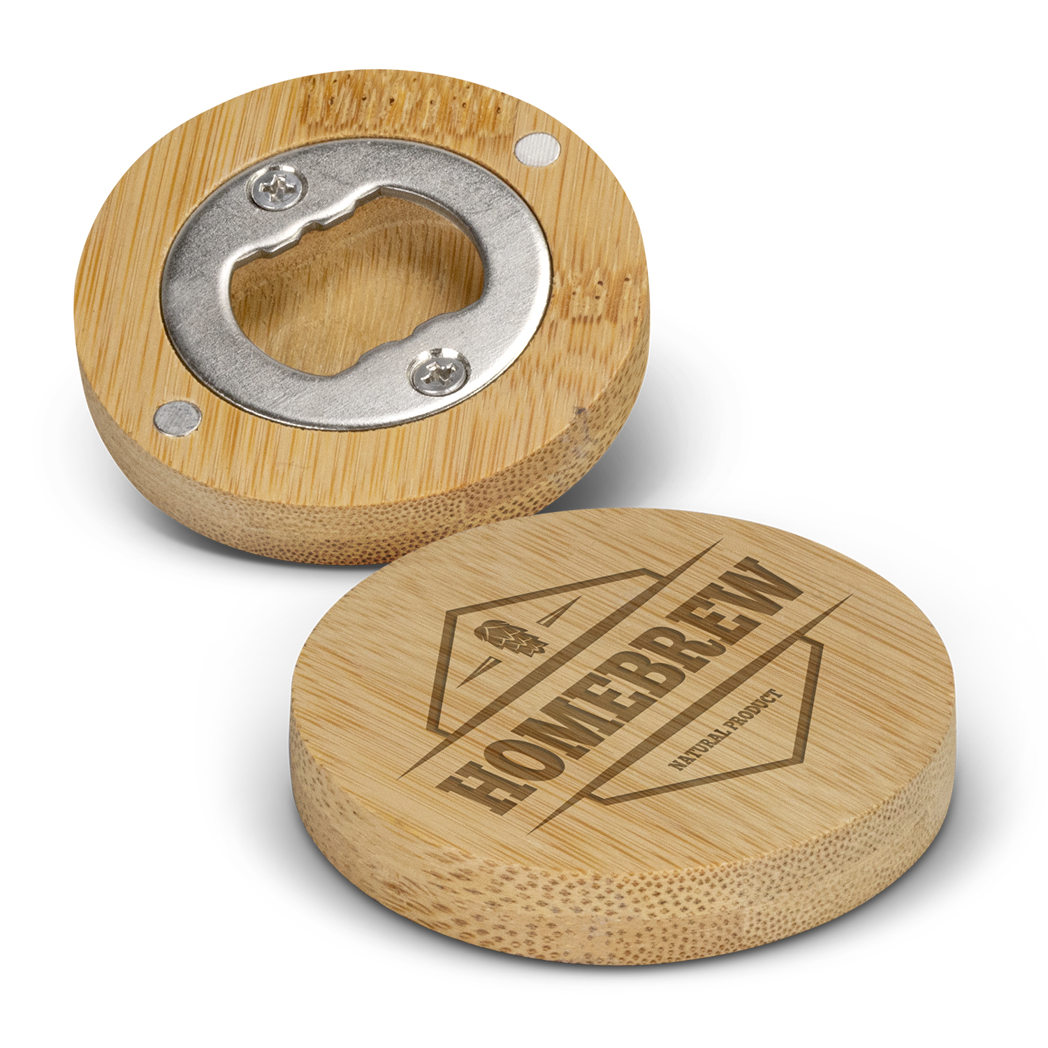 Bamboo Bottle Opener - Image 2