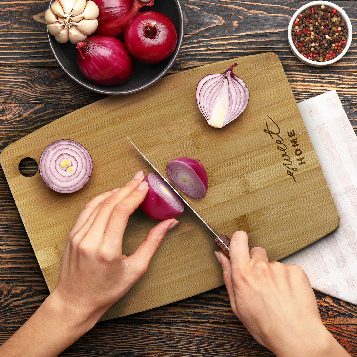 NATURA Bamboo Chopping Board - Image 6