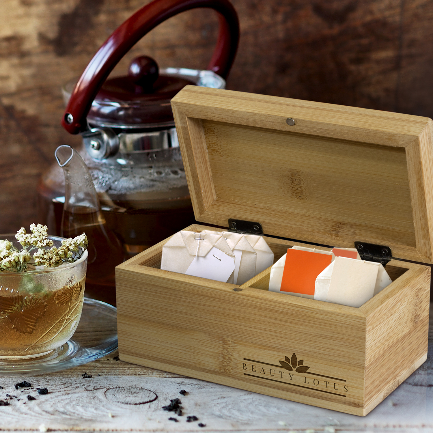 NATURA Bamboo Tea Box - Image 7