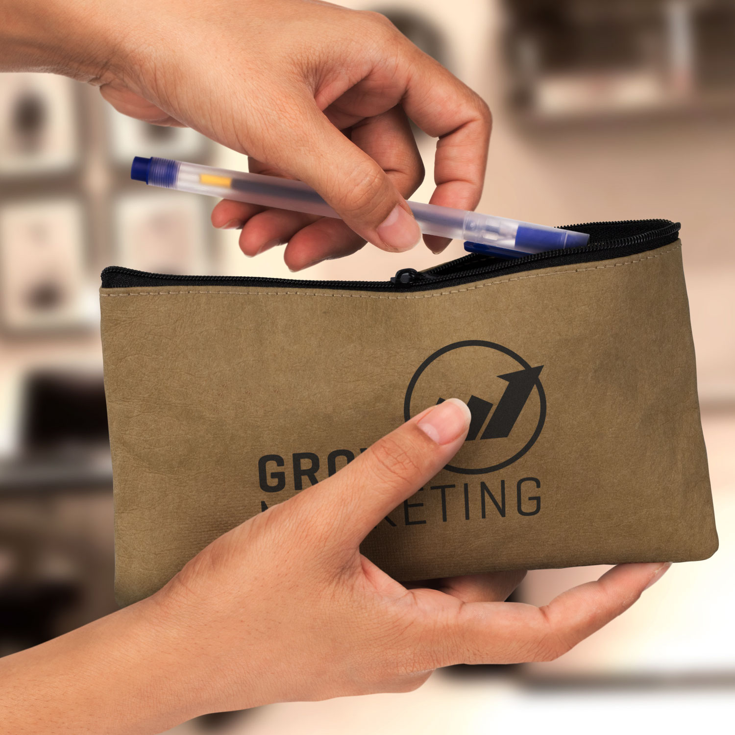 Kraft Pencil Case - Image 4