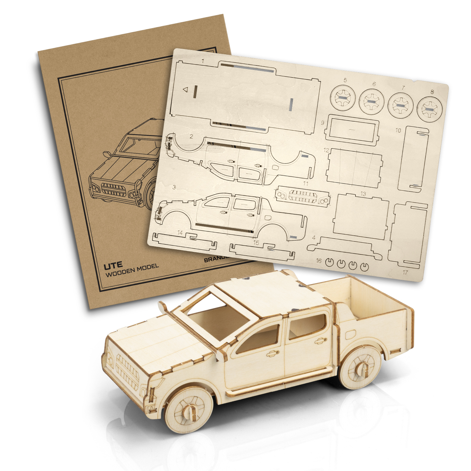 BRANDCRAFT UTE Wooden Model - Image 2