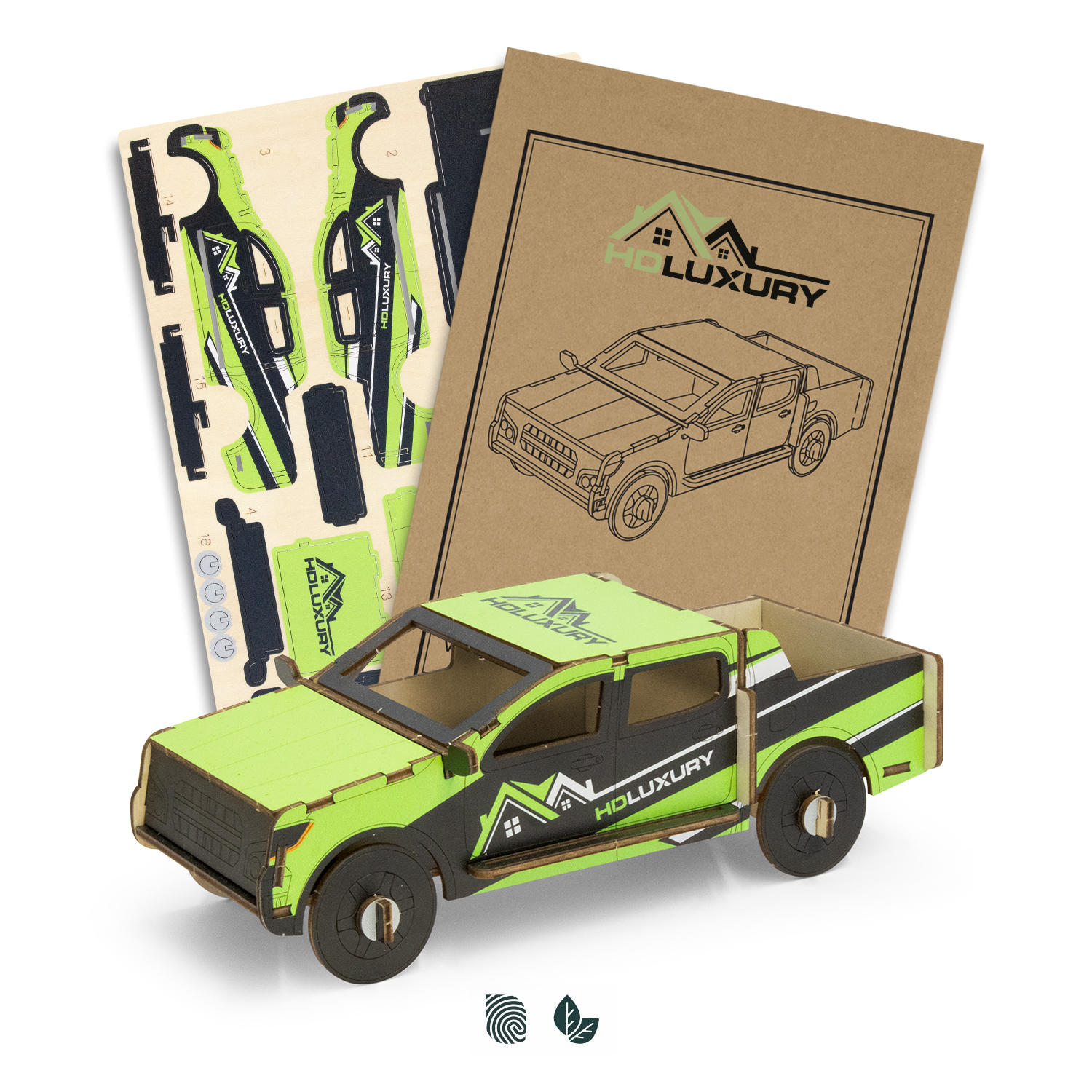 BRANDCRAFT UTE Wooden Model