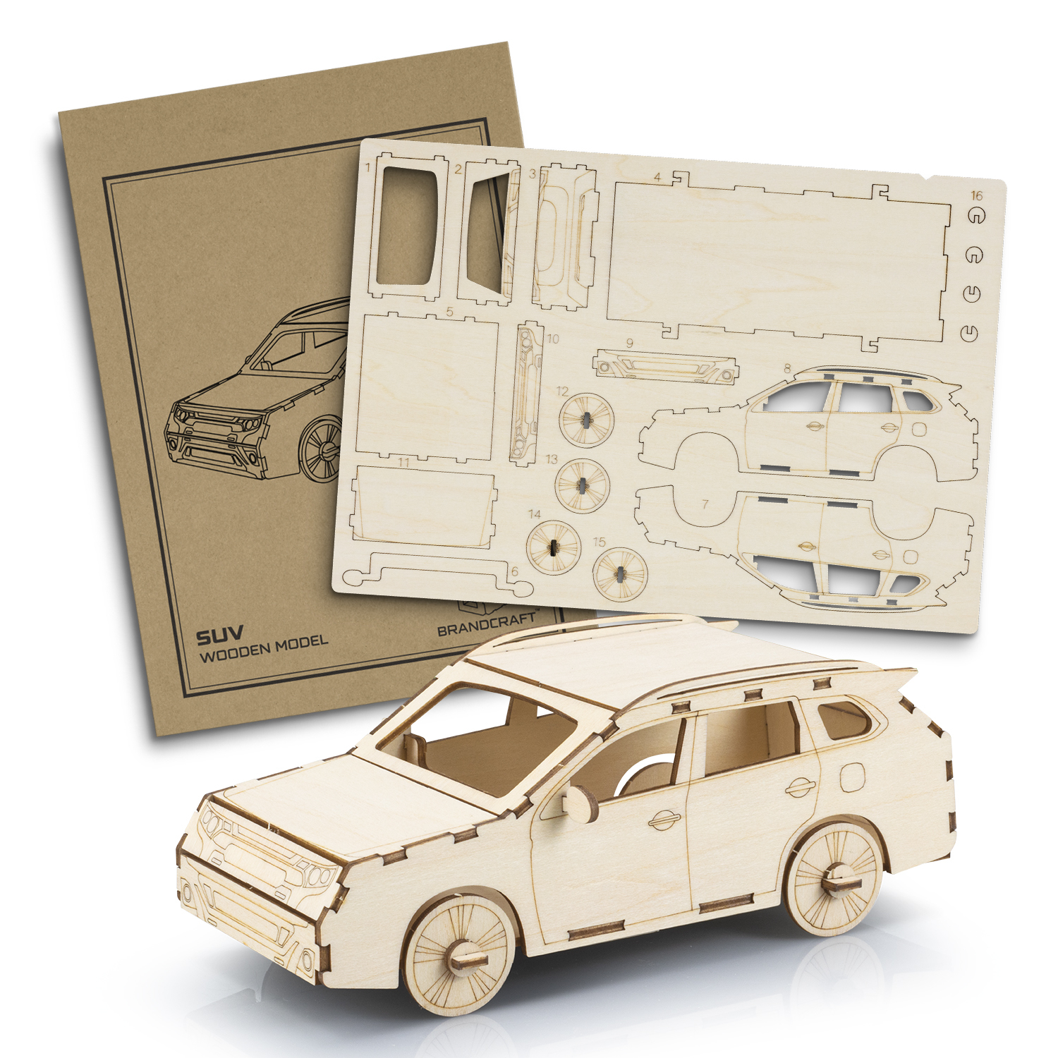 BRANDCRAFT SUV Wooden Model - Image 2