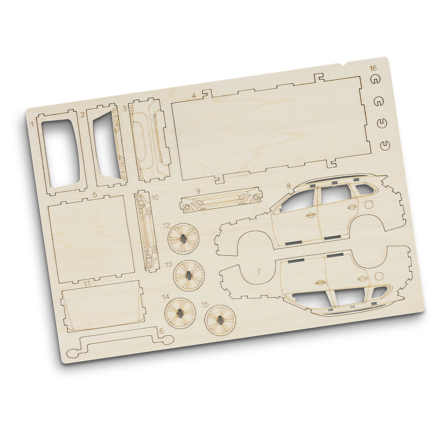 BRANDCRAFT SUV Wooden Model - Image 4