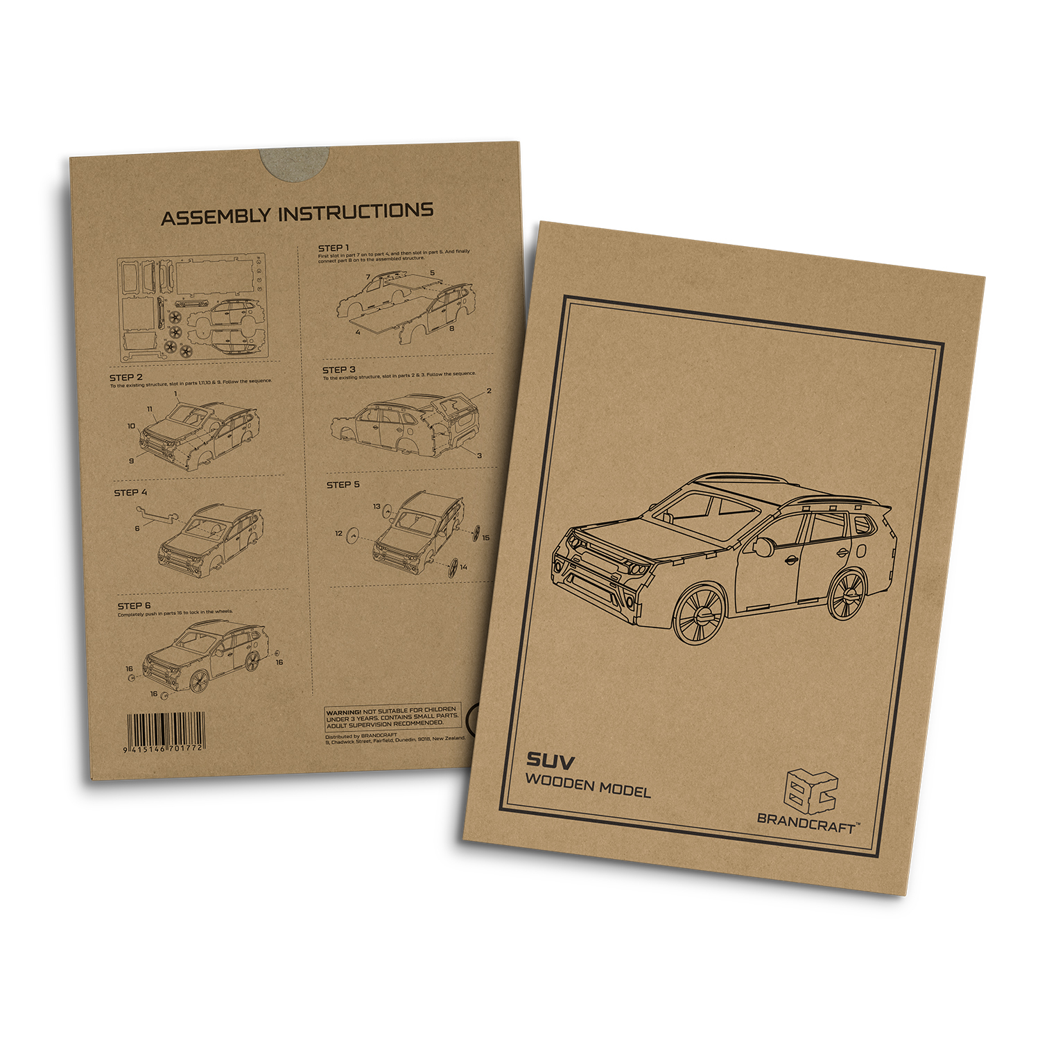 BRANDCRAFT SUV Wooden Model - Image 5