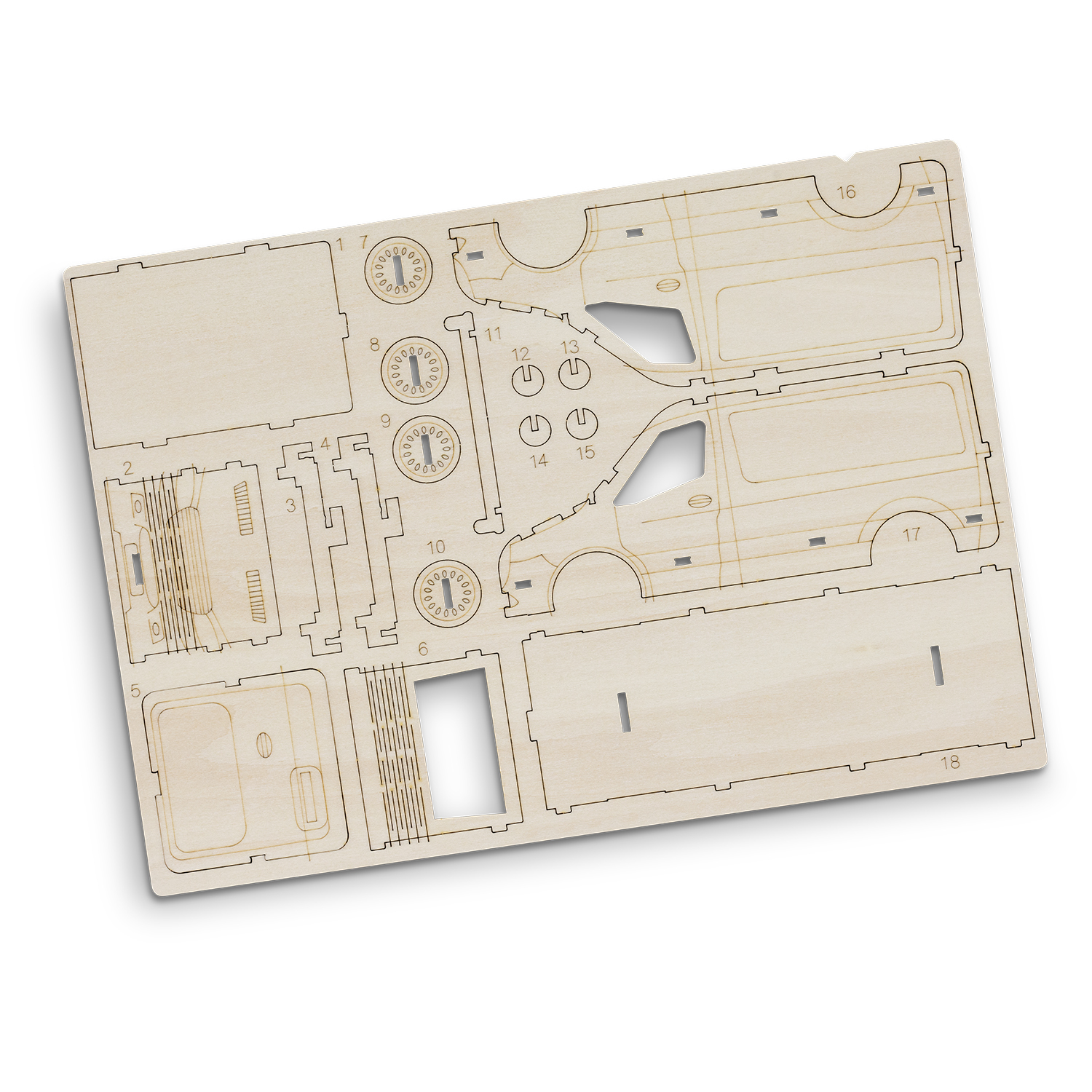BRANDCRAFT Van Wooden Model - Image 4