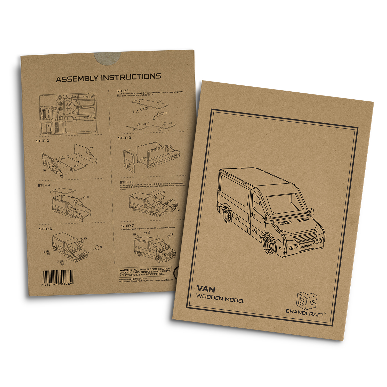 BRANDCRAFT Van Wooden Model - Image 5