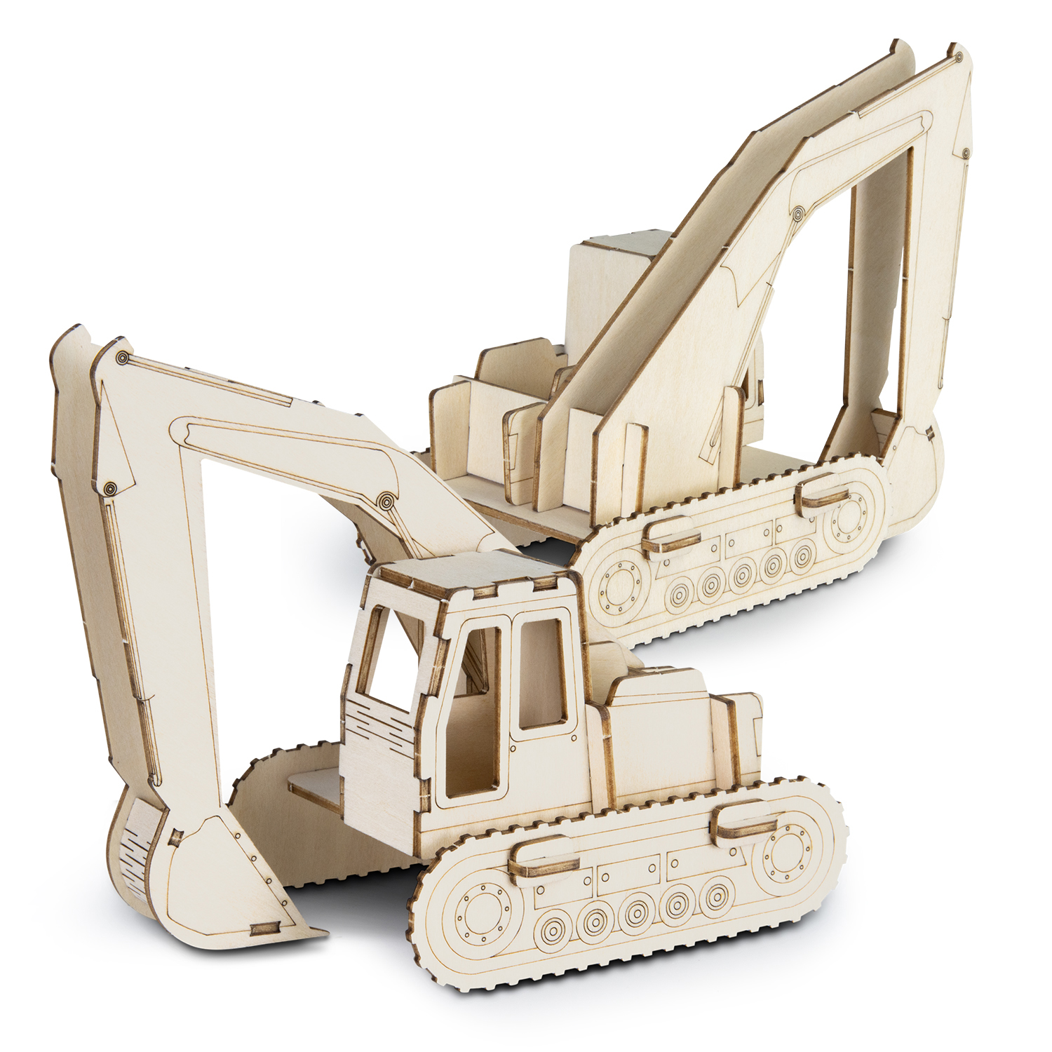 BRANDCRAFT Excavator Wooden Model - Image 8