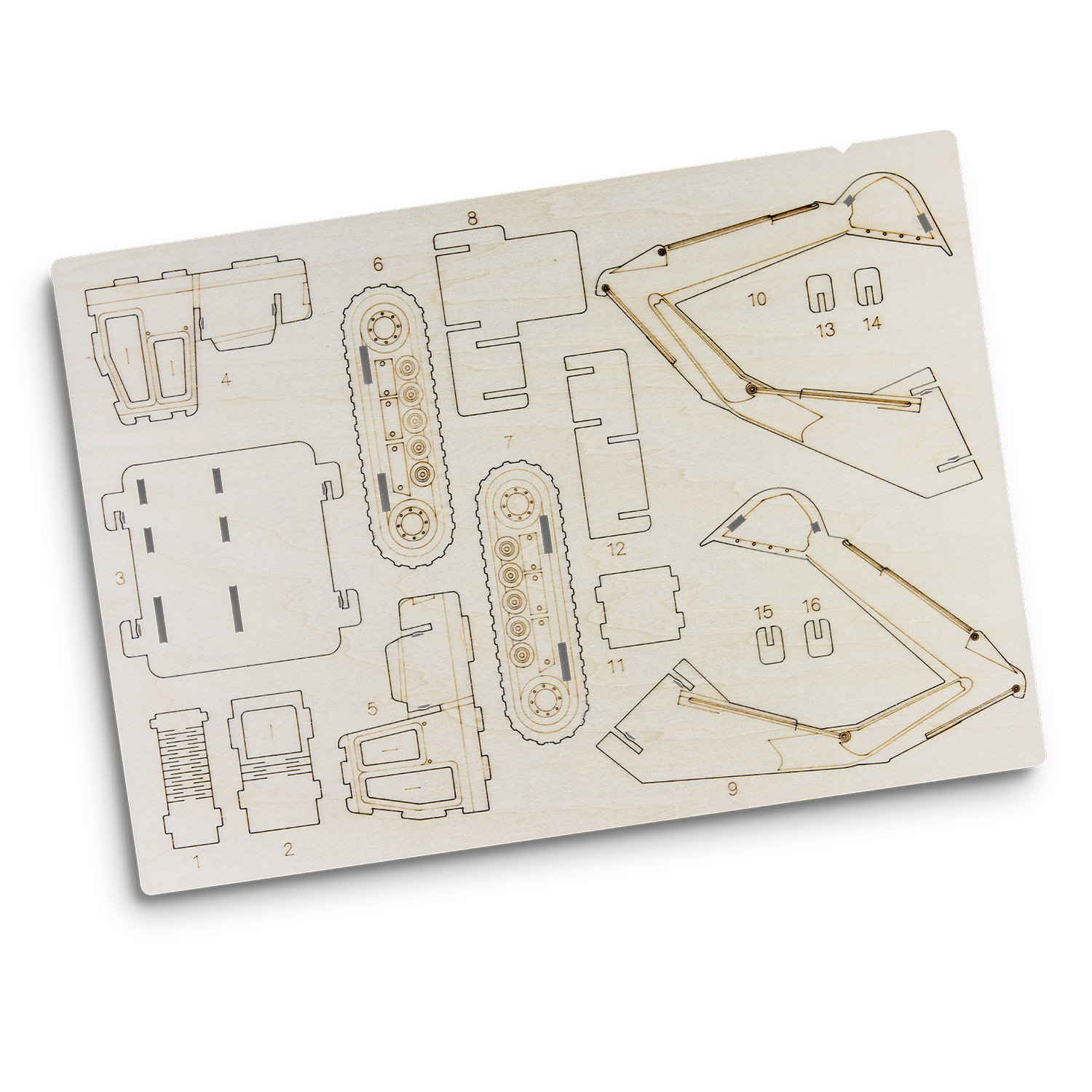 BRANDCRAFT Excavator Wooden Model - Image 9