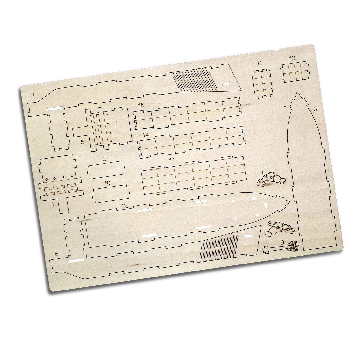 BRANDCRAFT Cargo Ship Wooden Model - Image 8