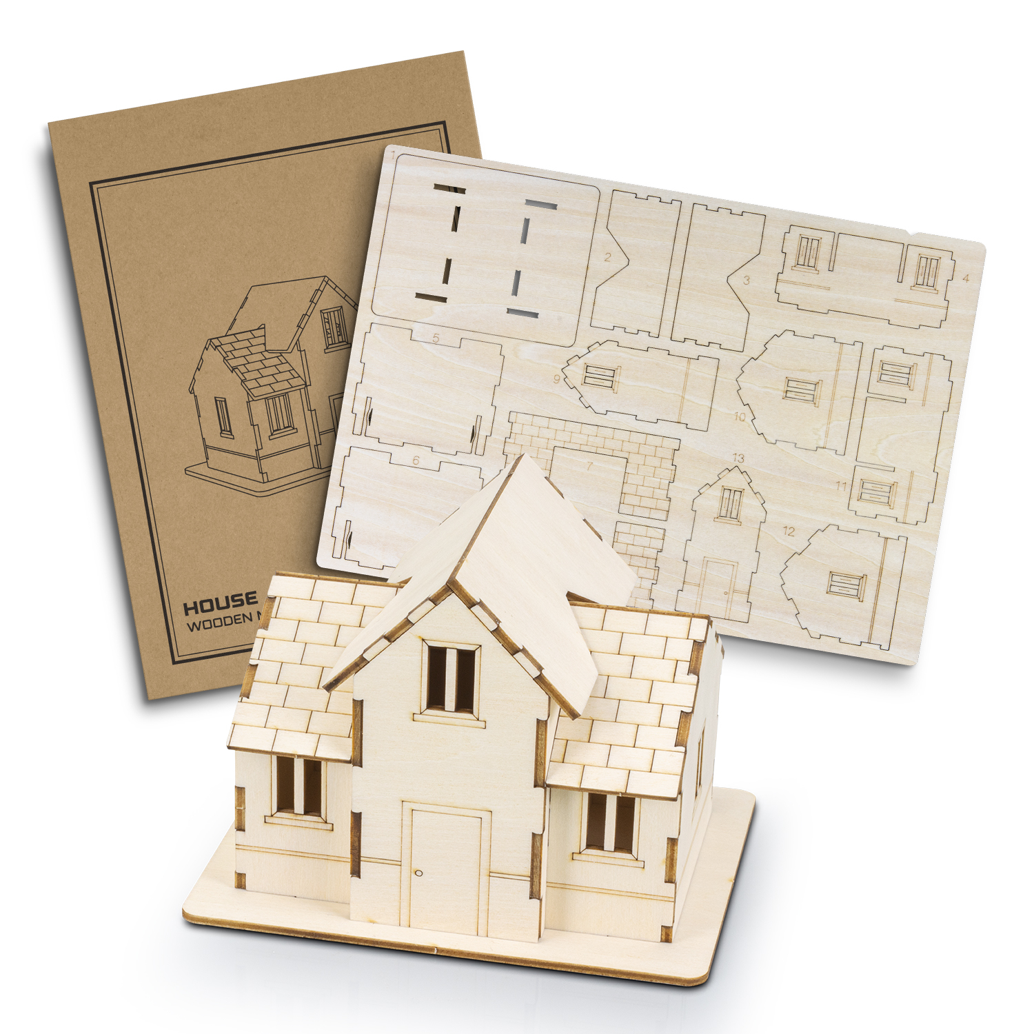 BRANDCRAFT House Wooden Model - Image 2