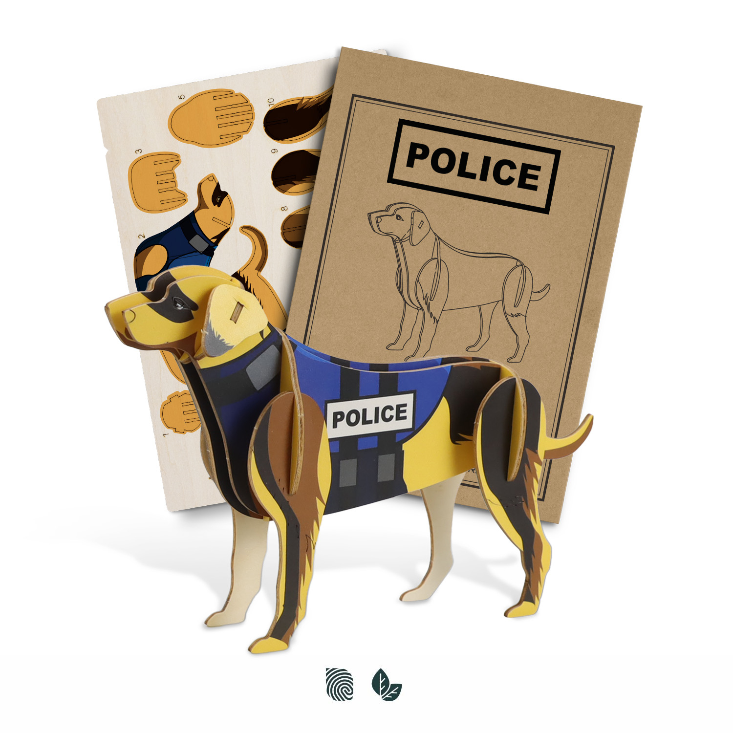 BRANDCRAFT Dog Wooden Model