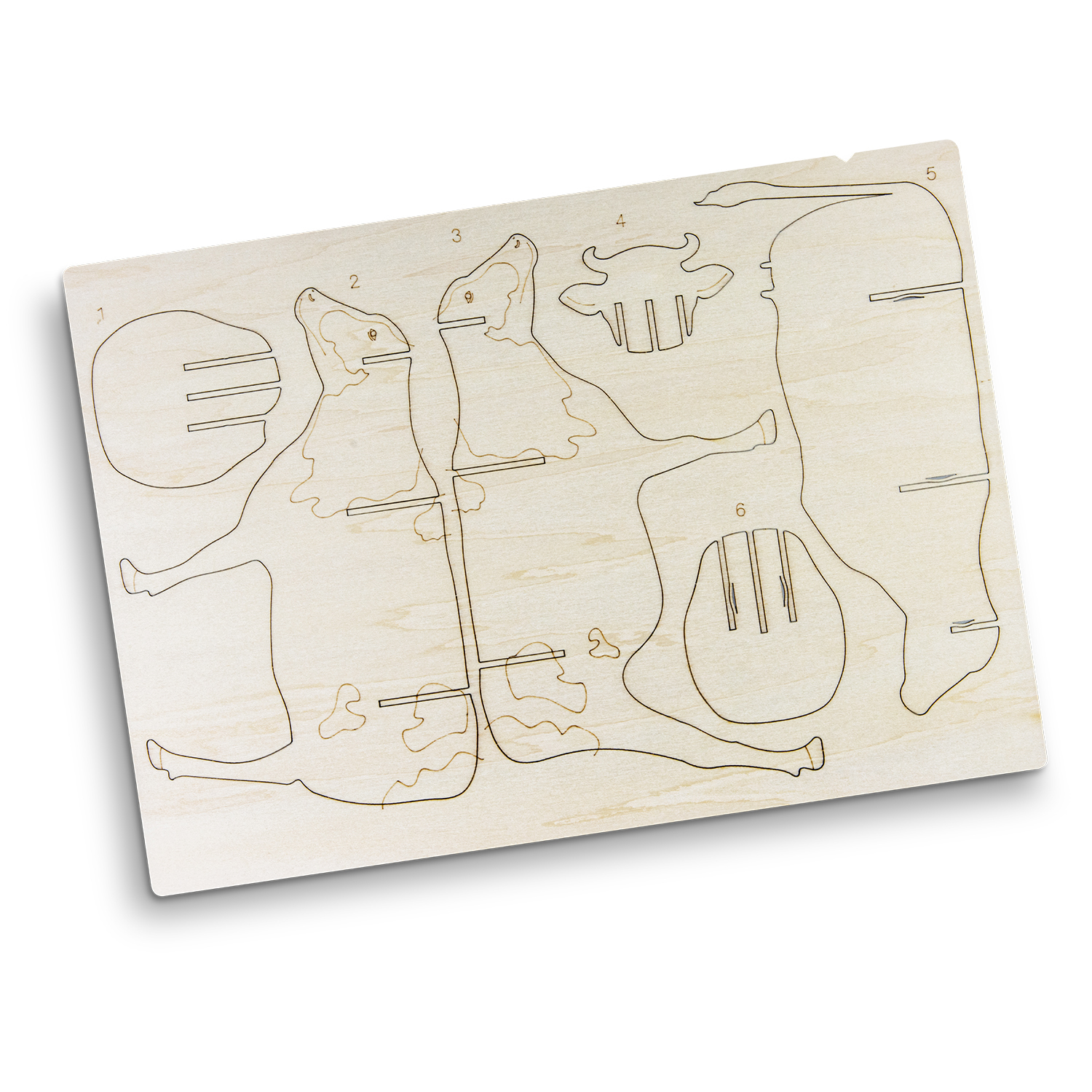 BRANDCRAFT Cow Wooden Model - Image 8