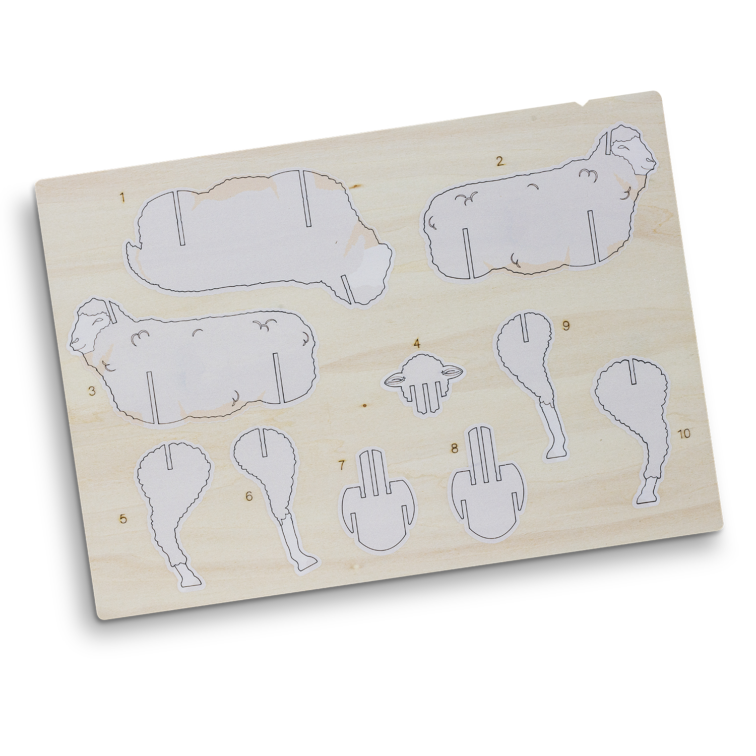 BRANDCRAFT Sheep Wooden Model - Image 7