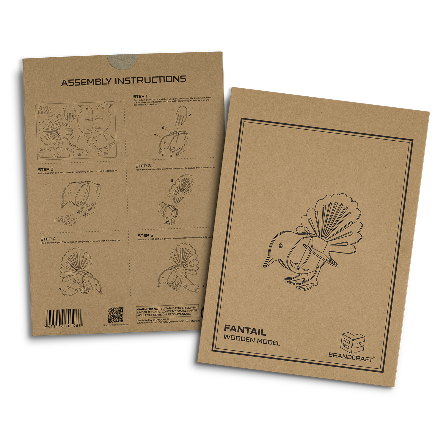 BRANDCRAFT Fantail Wooden Model - Image 5