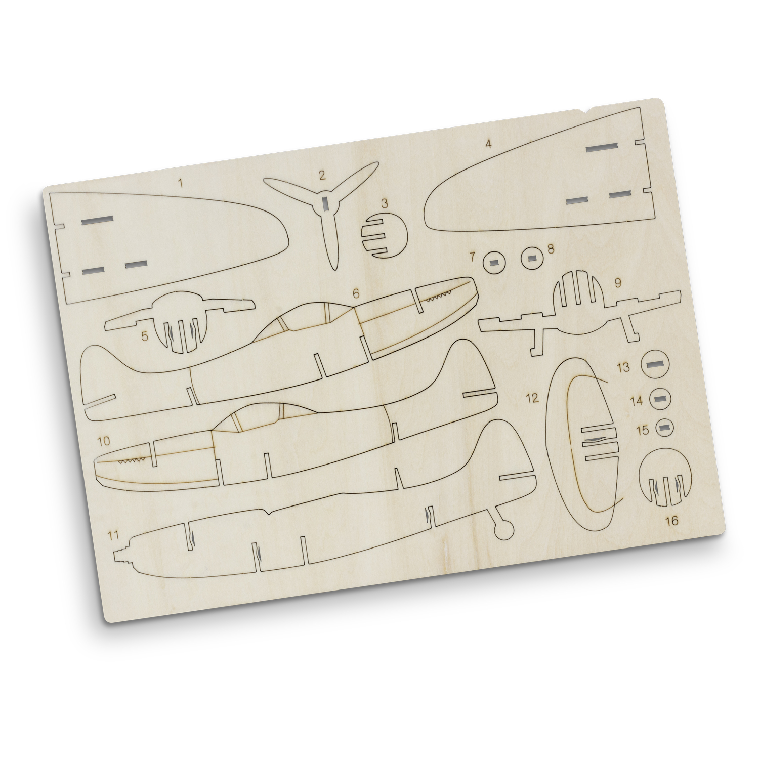 BRANDCRAFT Spitfire Wooden Model - Image 4