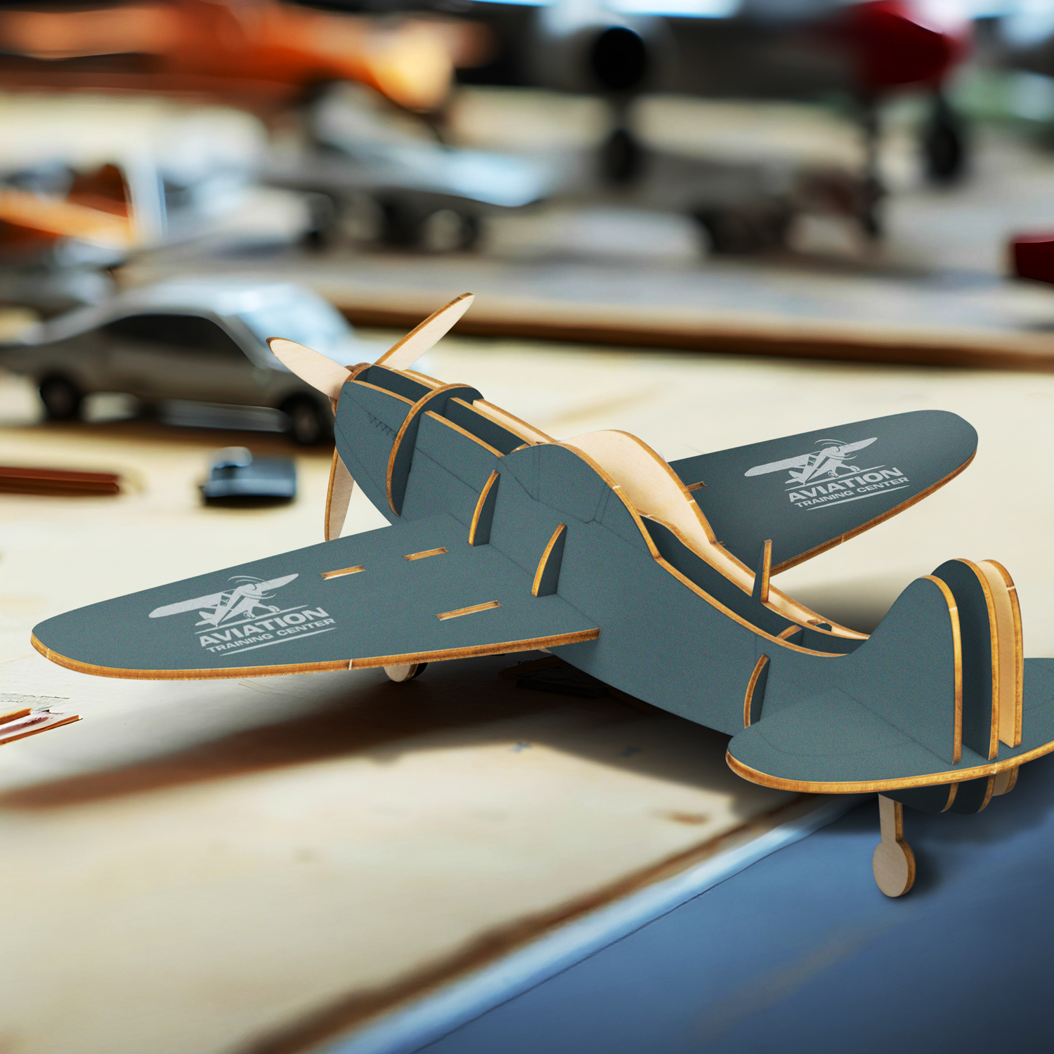 BRANDCRAFT Spitfire Wooden Model - Image 6