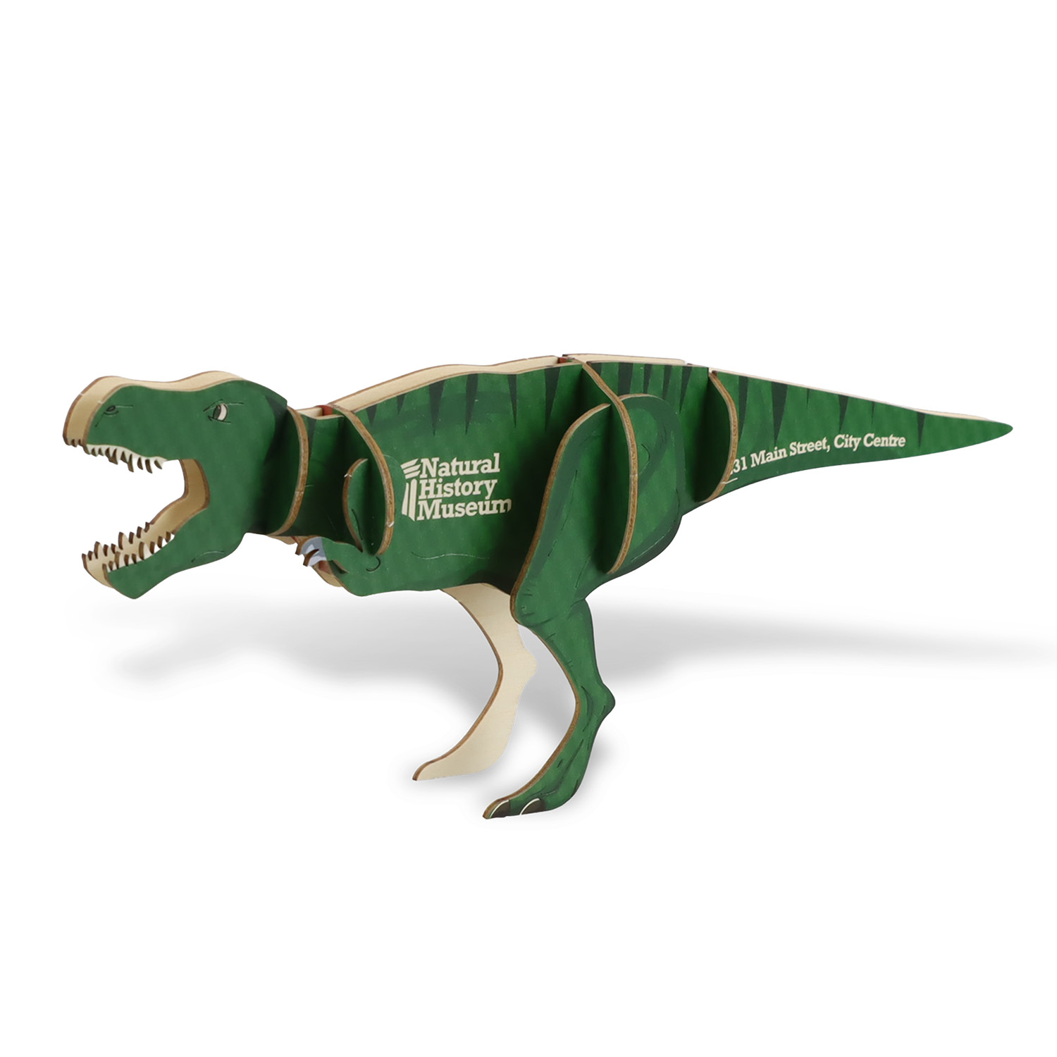 BRANDCRAFT Tyrannosaurus Rex Wooden Model - Image 3