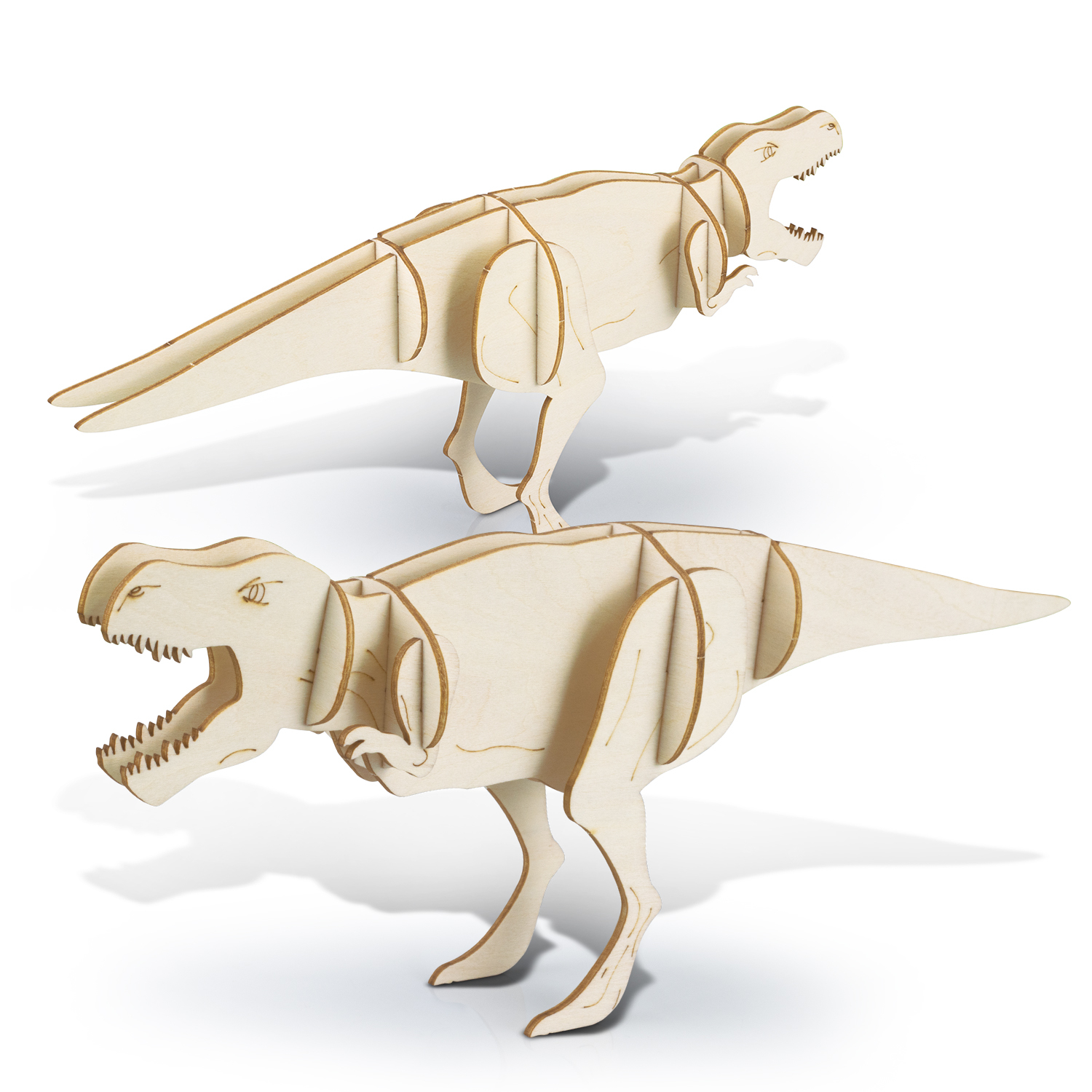 BRANDCRAFT Tyrannosaurus Rex Wooden Model - Image 7