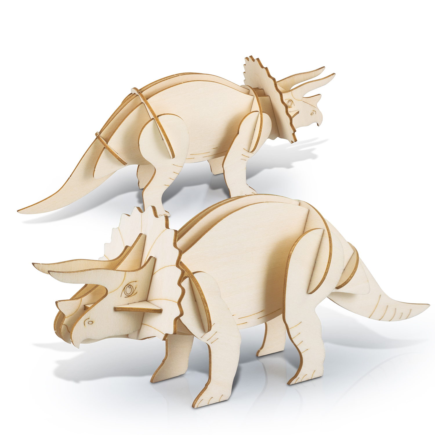 BRANDCRAFT Triceratops Wooden Model - Image 7