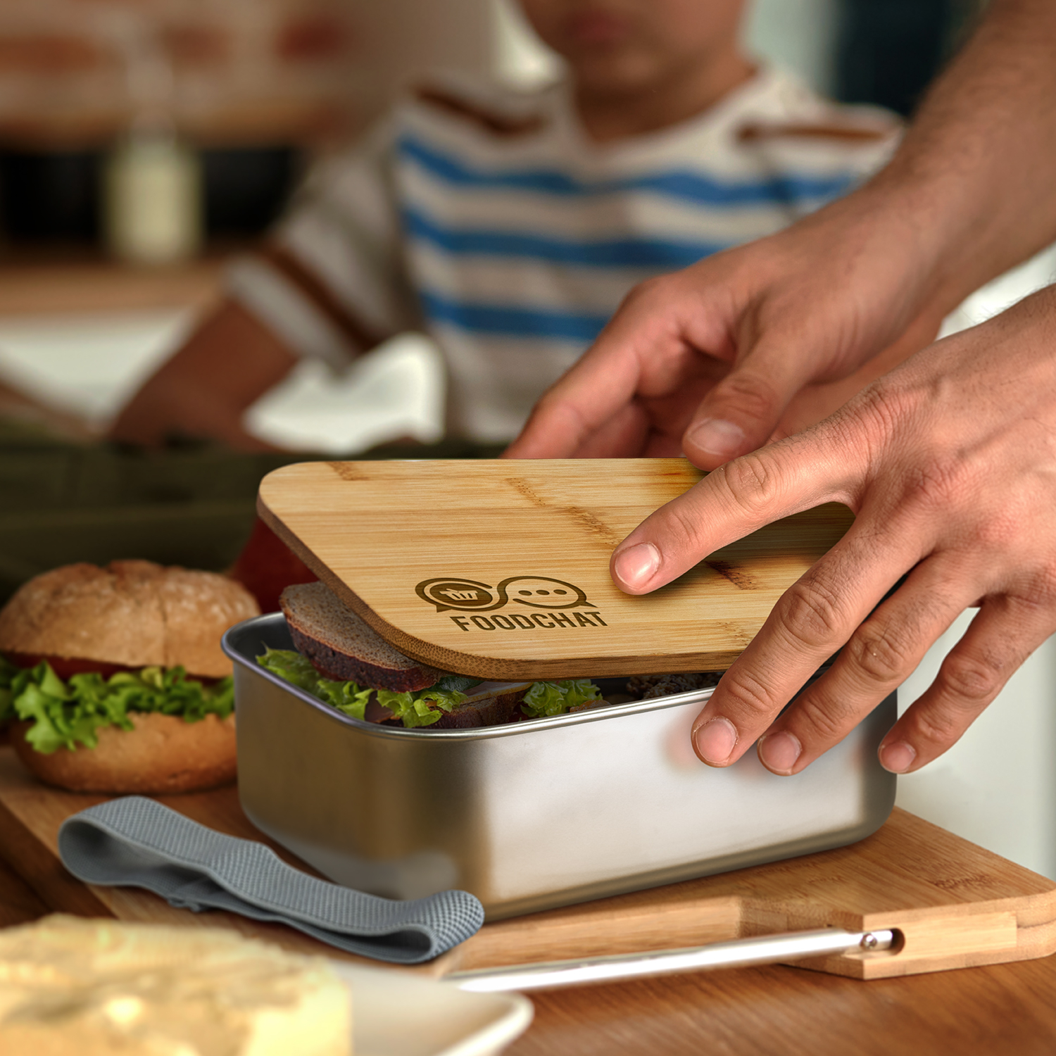 NATURA Stainless Steel Lunch Box - Image 5