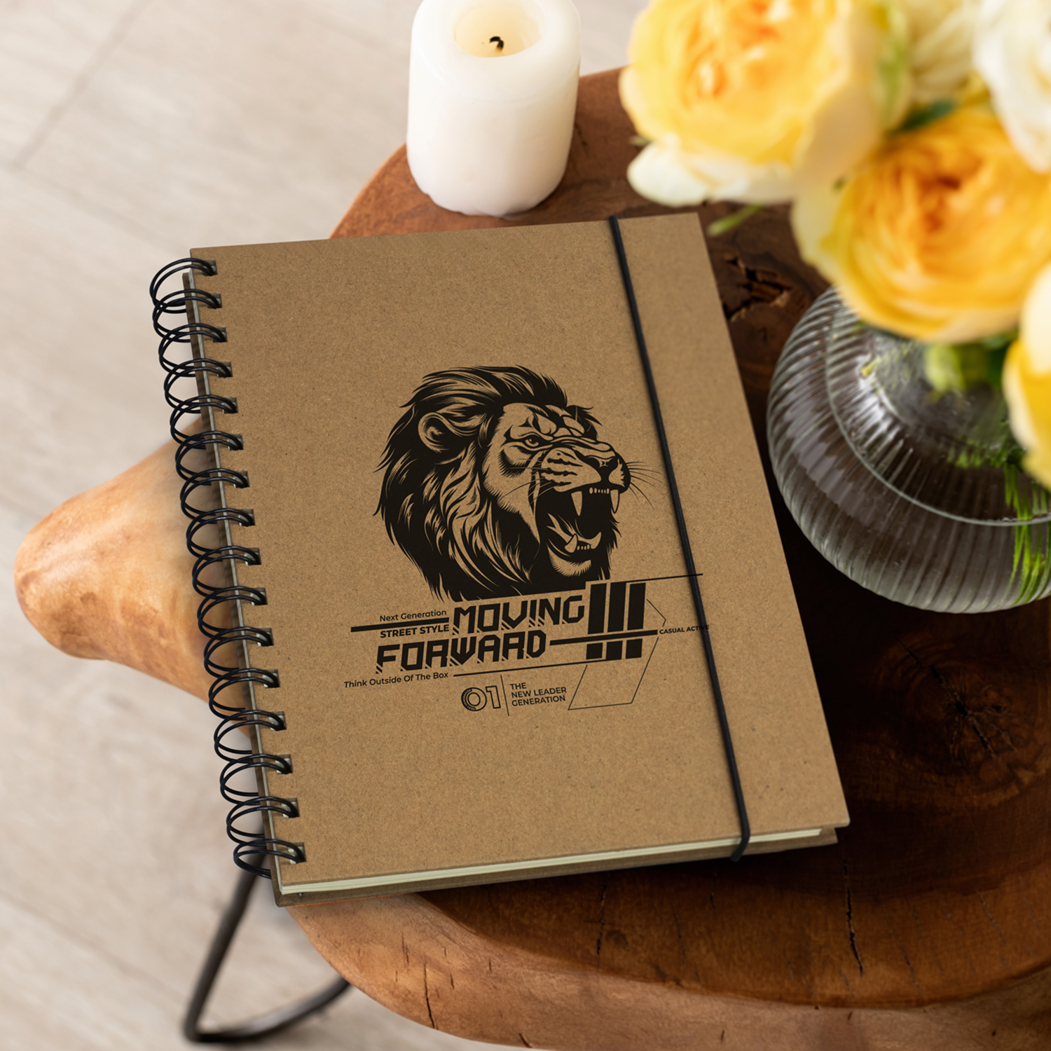 Sugarcane Paper Spiral Notebook - Image 7